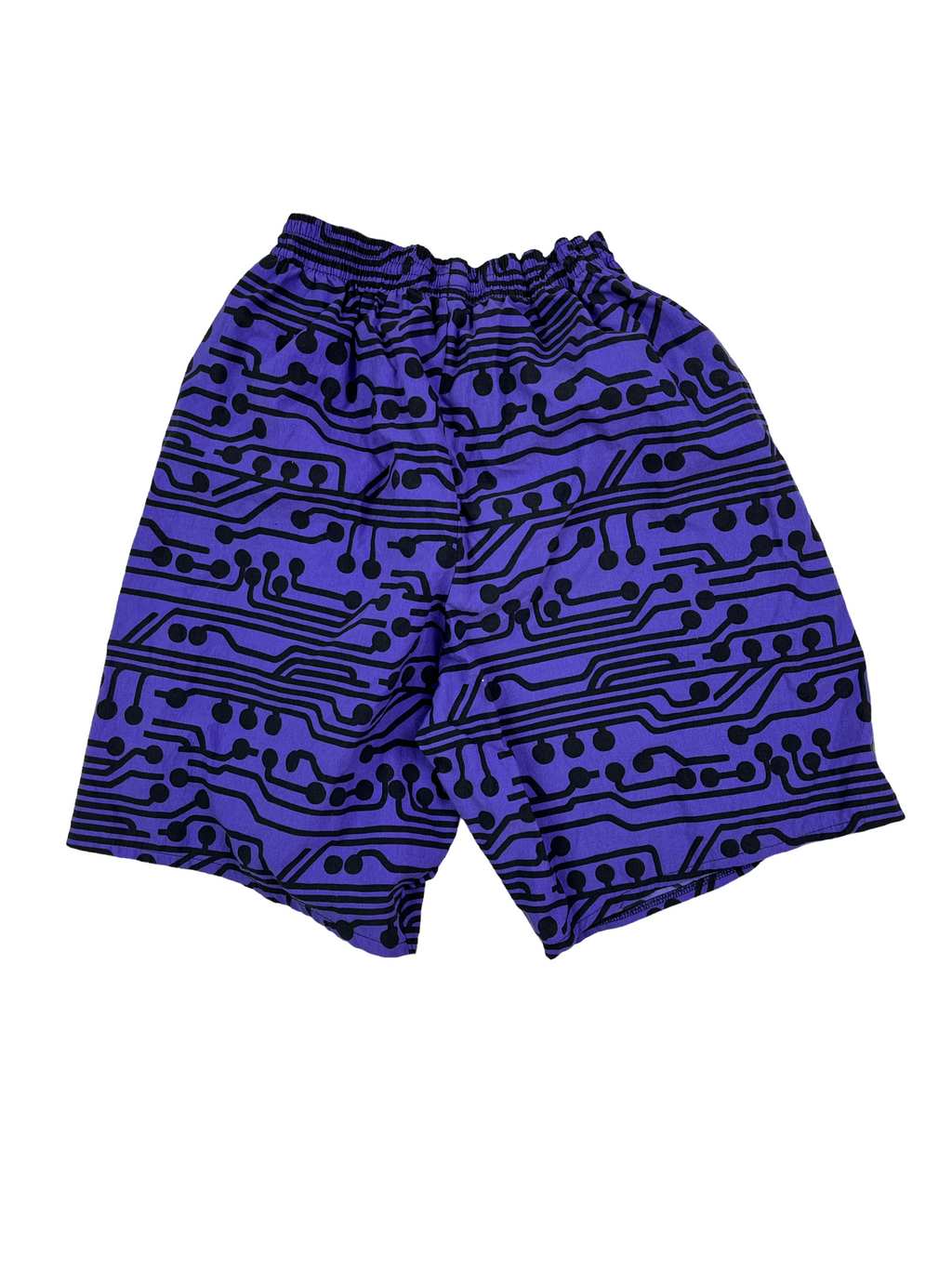 Vintage Badehose 90s Lila Schwarz M