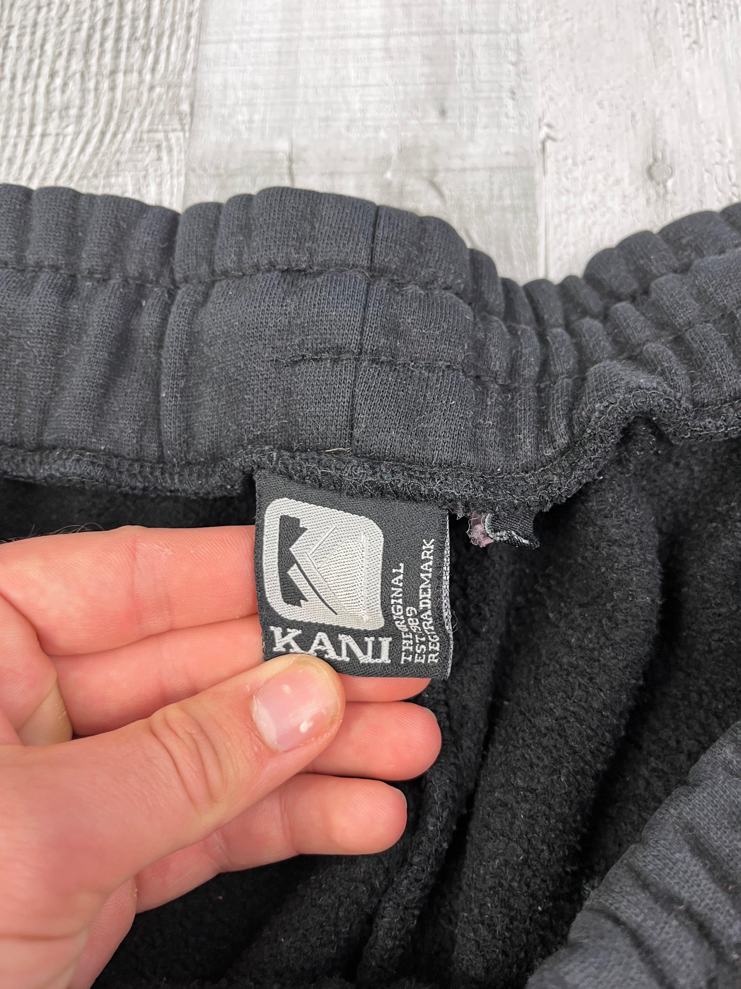 Karl Kani Vintage Kurze Hose 90s Schwarz Rot 2XL