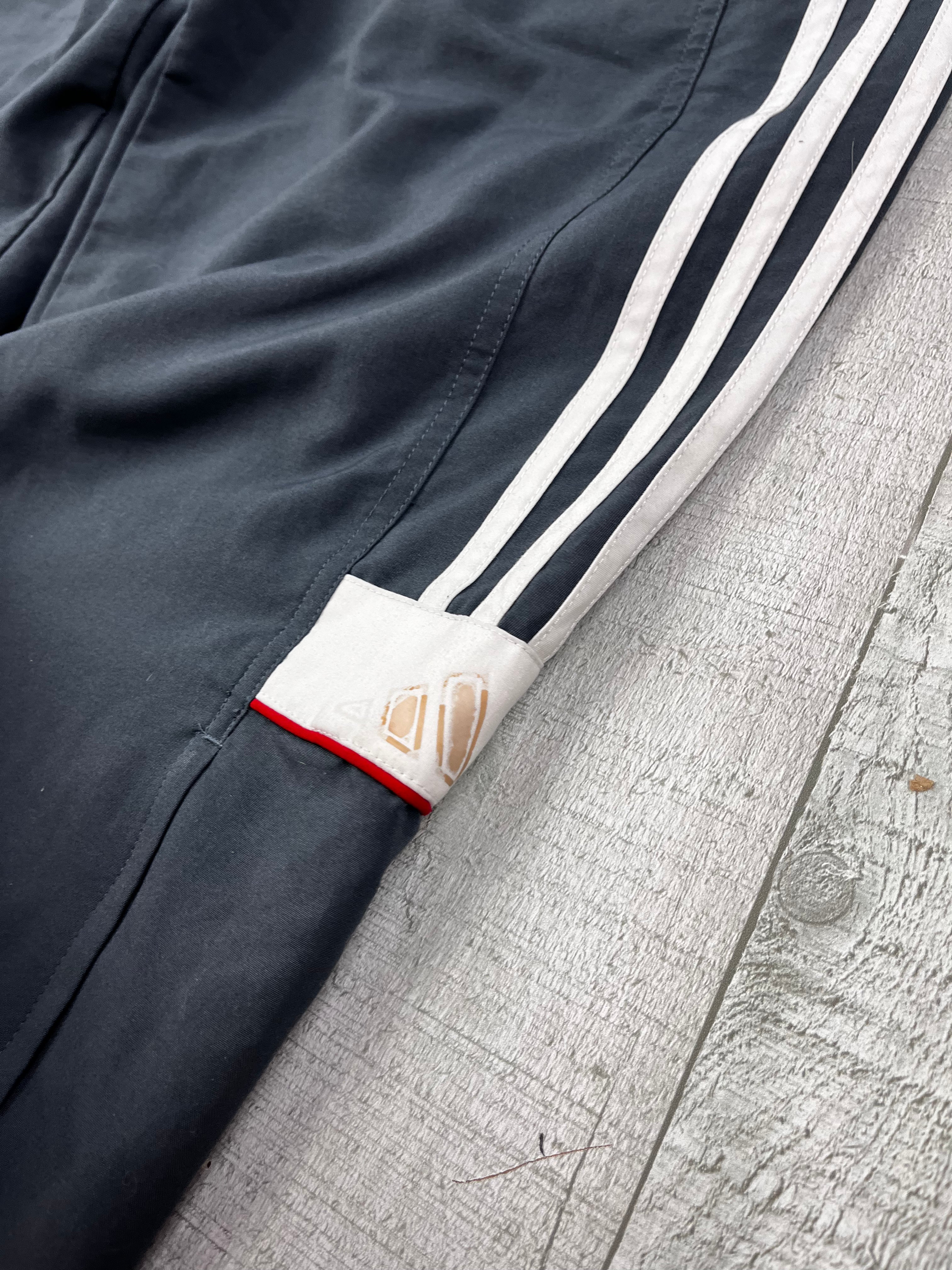 Adidas Vintage Trackpants Y2K Dunkelgrau M