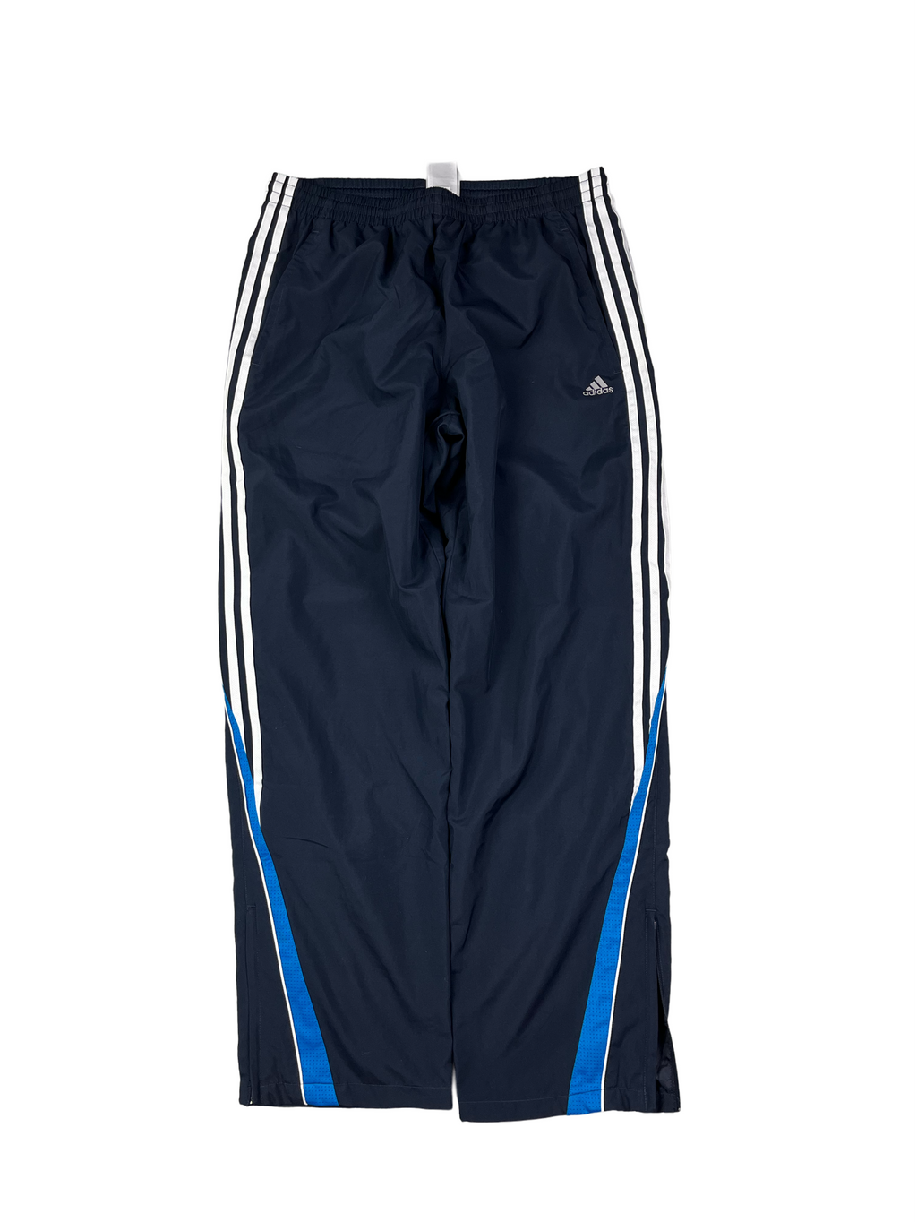 Adidas Vintage Trackpants Y2K Dunkelblau Weiß M