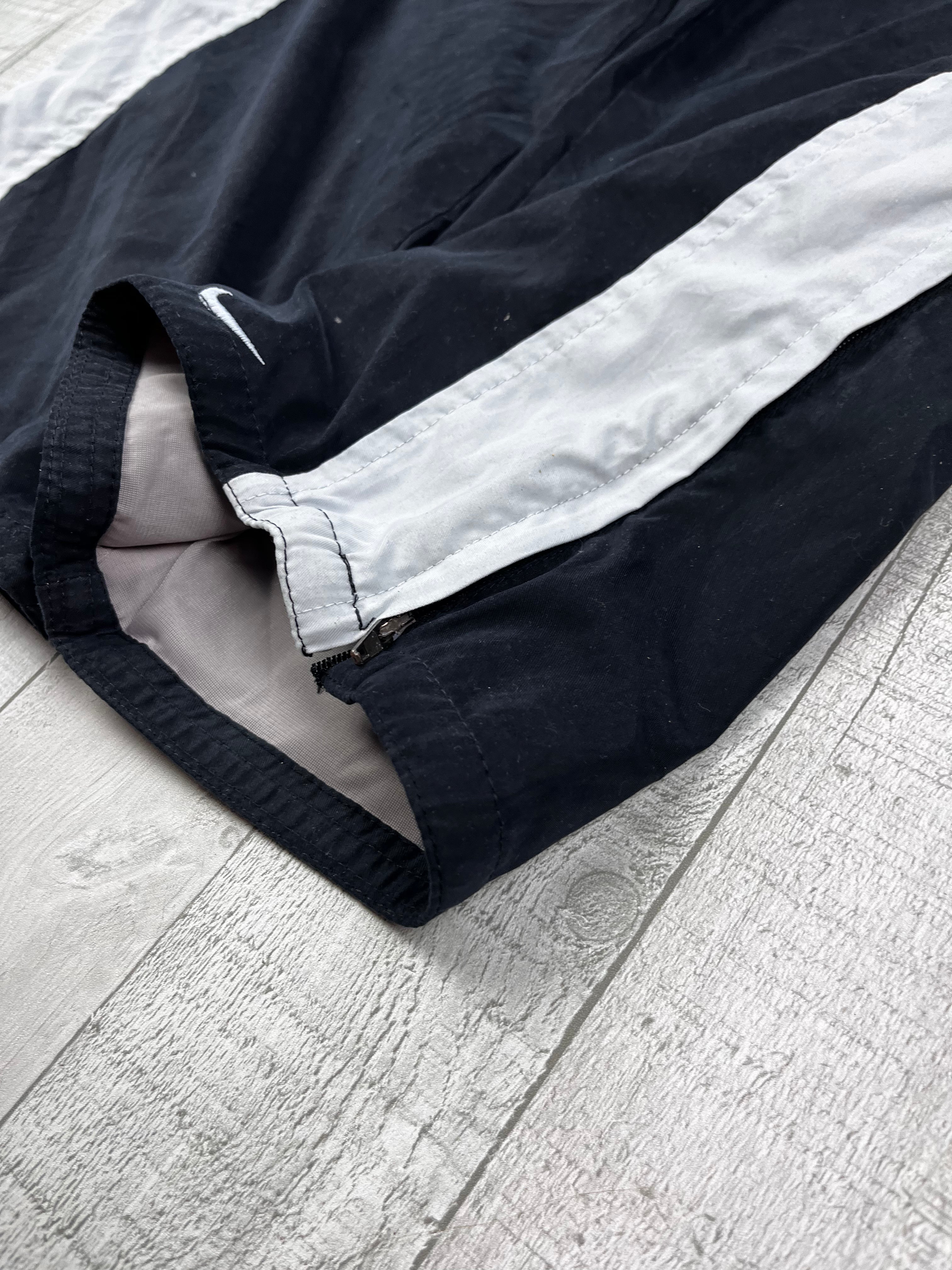 Nike Vintage Trackpants Y2K Schwarz Weiß S
