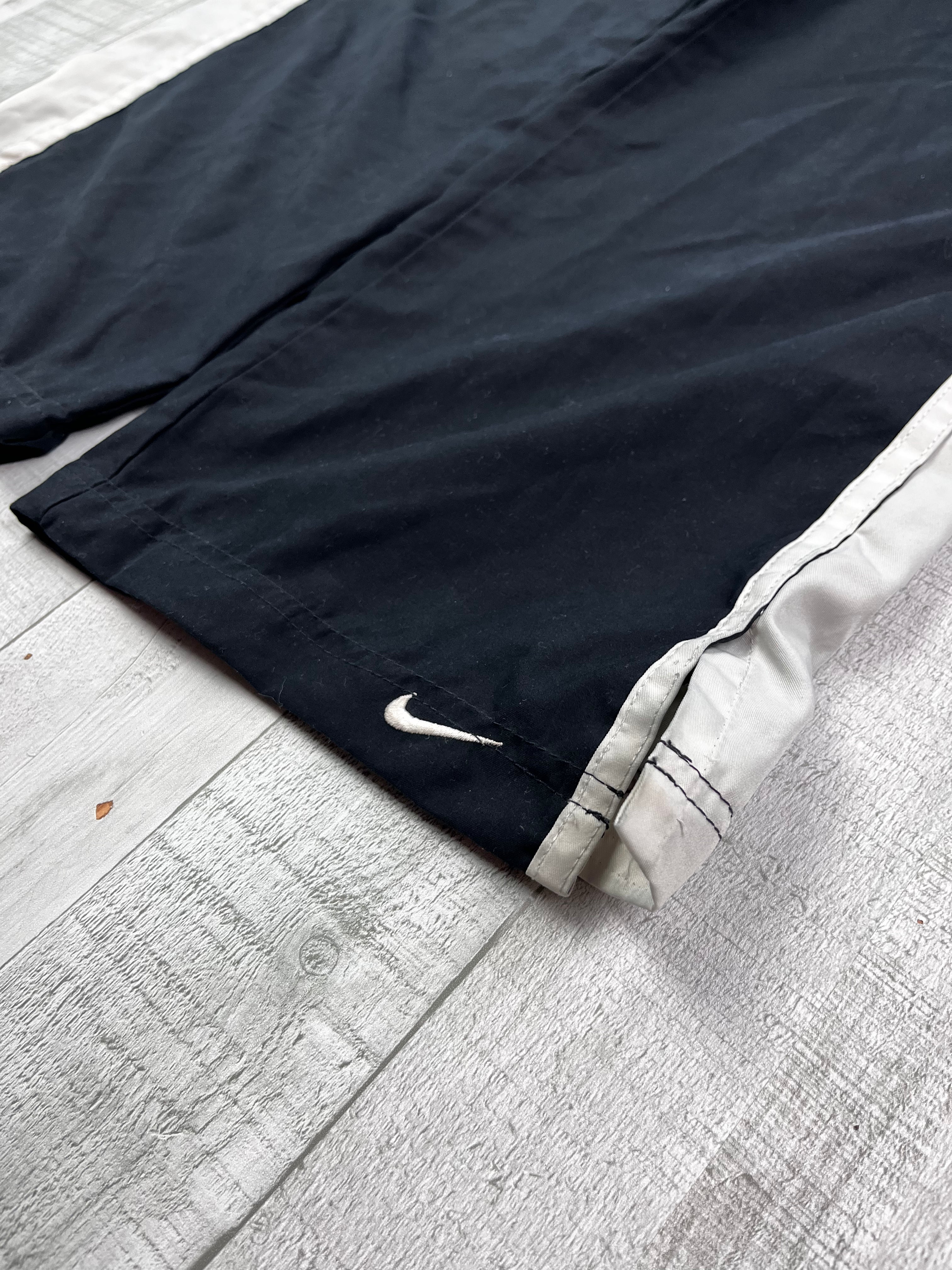 Nike Vintage Trackpants Y2K Schwarz Grau S