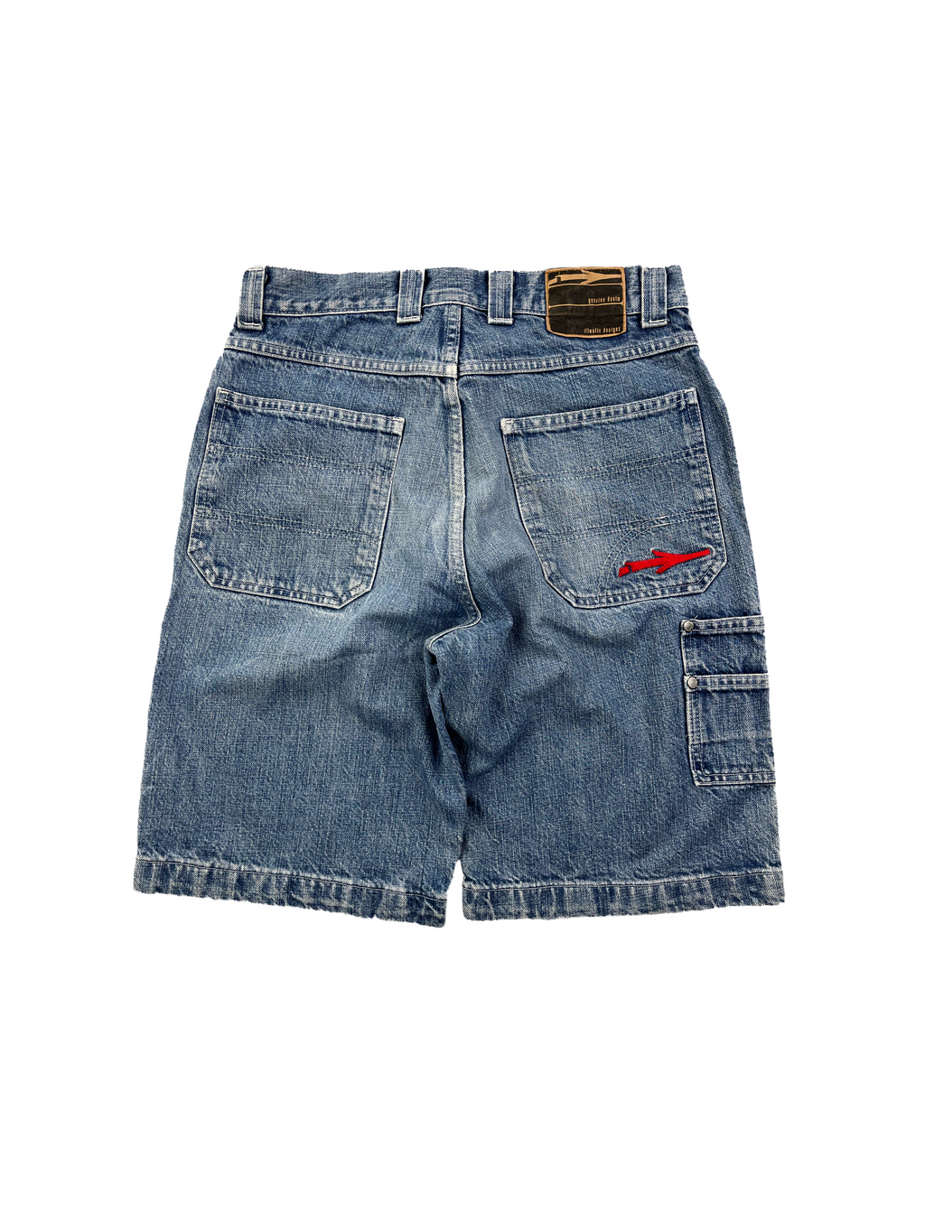 Illmatic Vintage Jeans Shorts Bestickt 90s Blau S