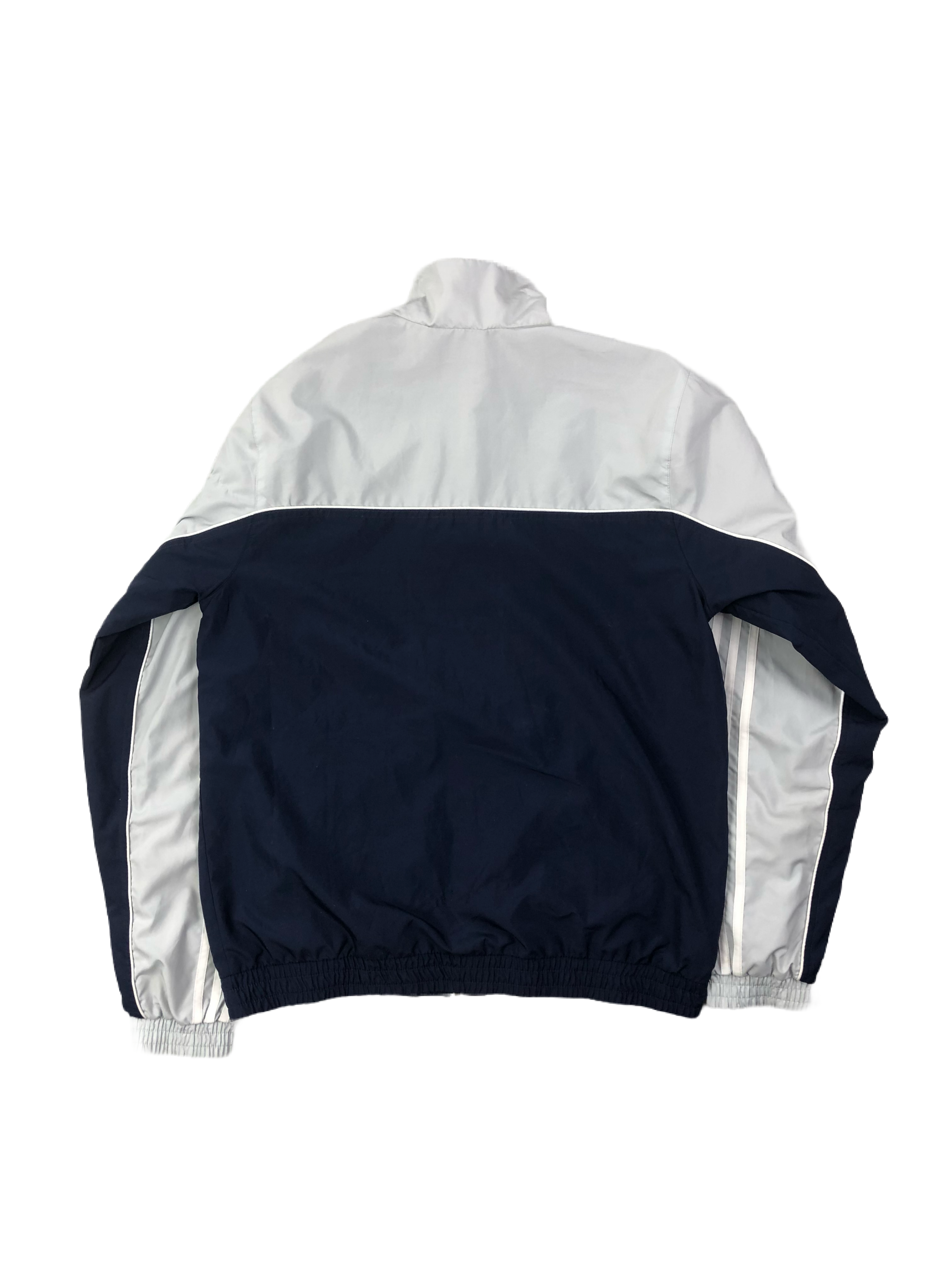 Adidas Vintage Trainingsjacke Y2K Grau Dunkelblau M