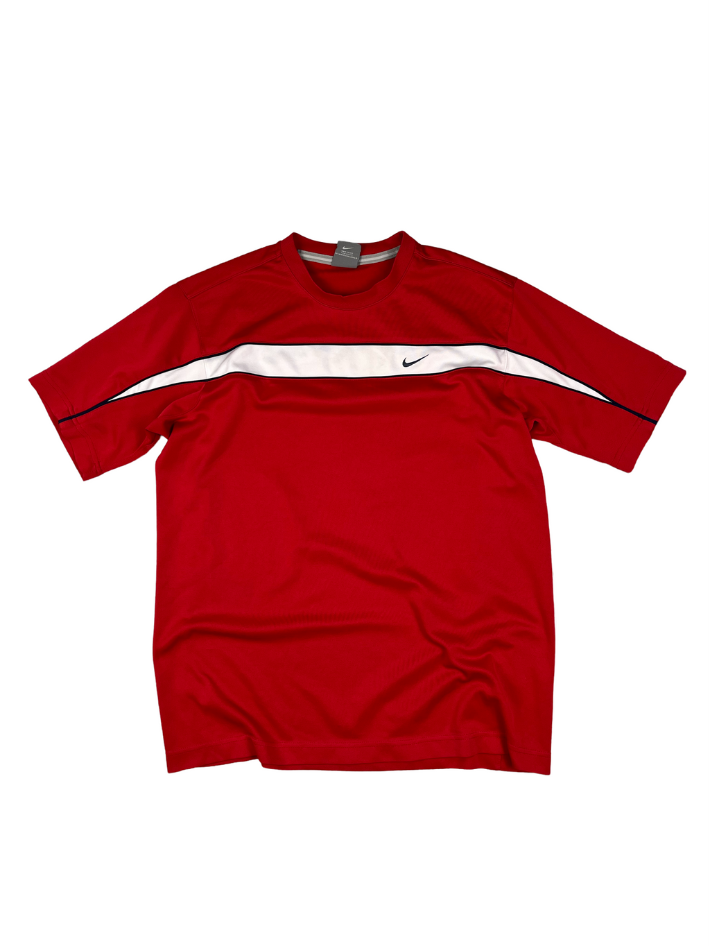Nike Vintage Tshirt Sport Y2K Rot M