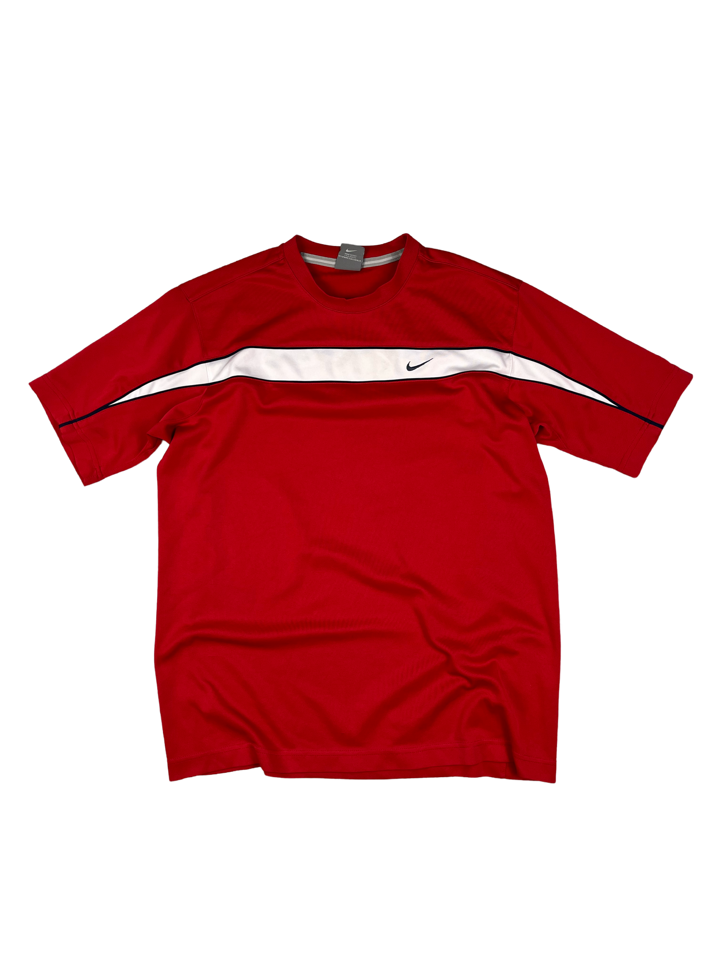 Nike Vintage Tshirt Sport Y2K Rot M