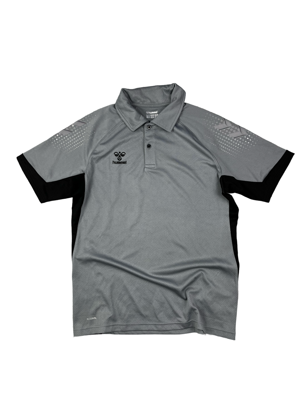 Hummel Poloshirt Sport Grau Schwarz L Bild fehlt
