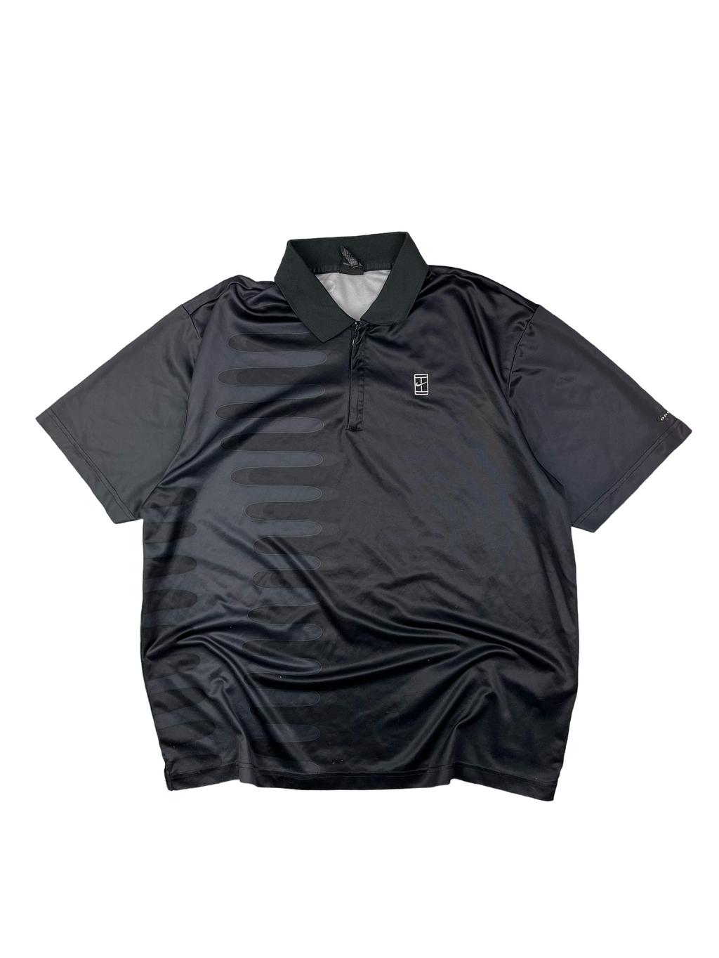 Nike Vintage Poloshirt Sport 90s Schwarz L