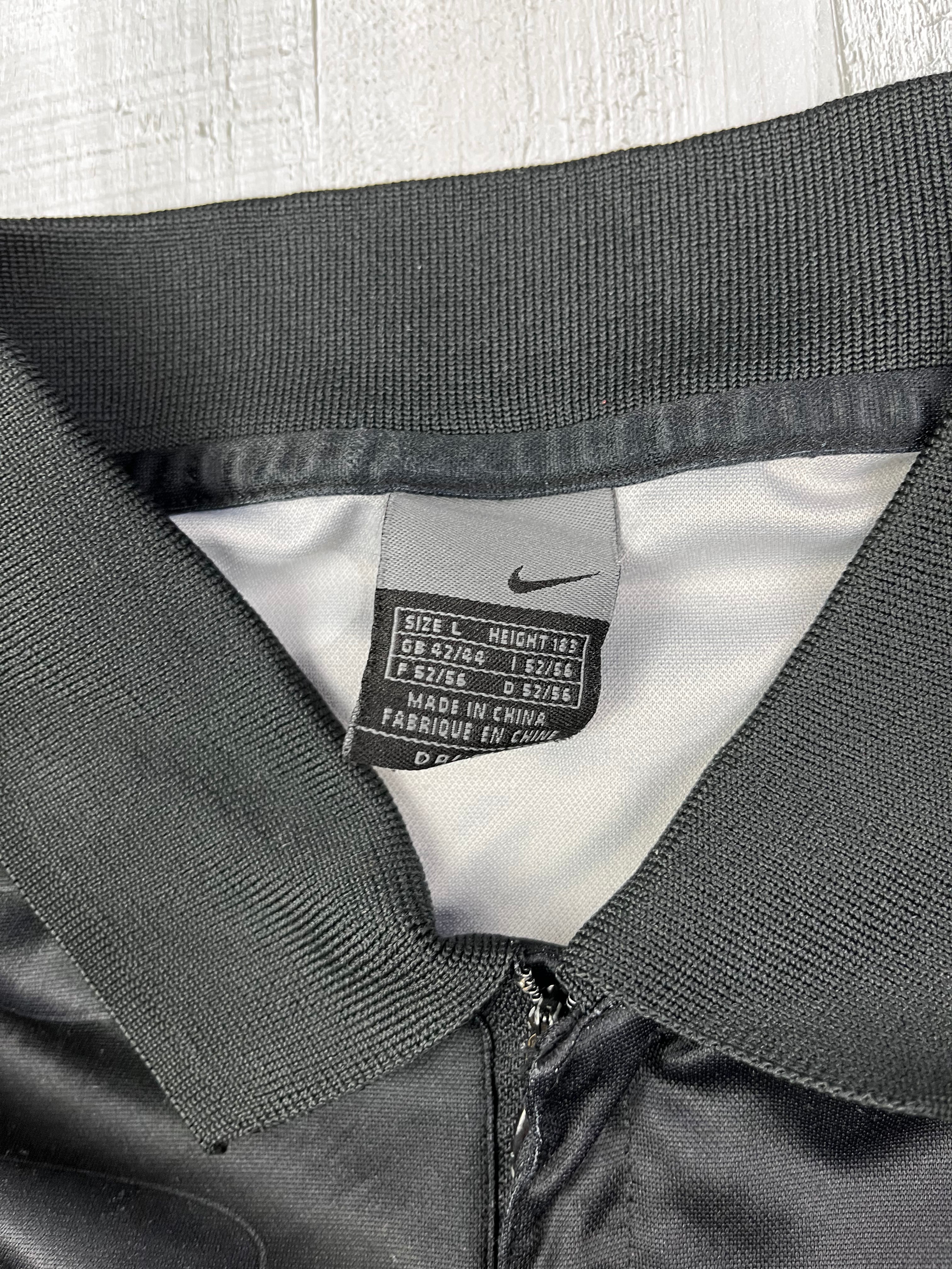 Nike Vintage Poloshirt Sport 90s Schwarz L