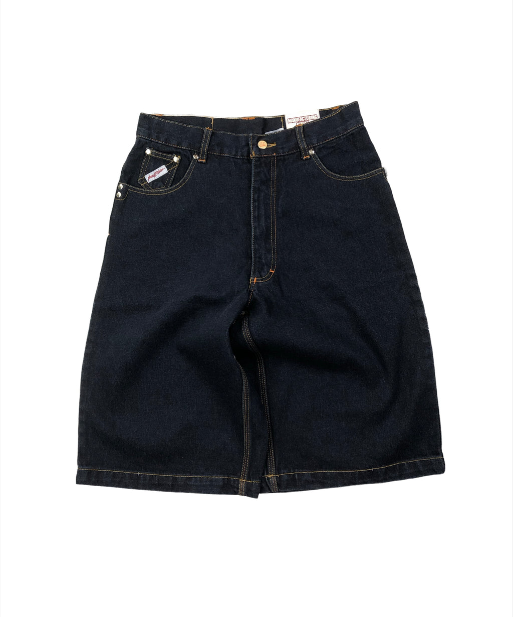 Johnny Blaze Vintage Jeans Shorts Baggy Dunkelblau S