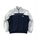 Adidas Vintage Trainingsjacke Y2K Grau Dunkelblau M