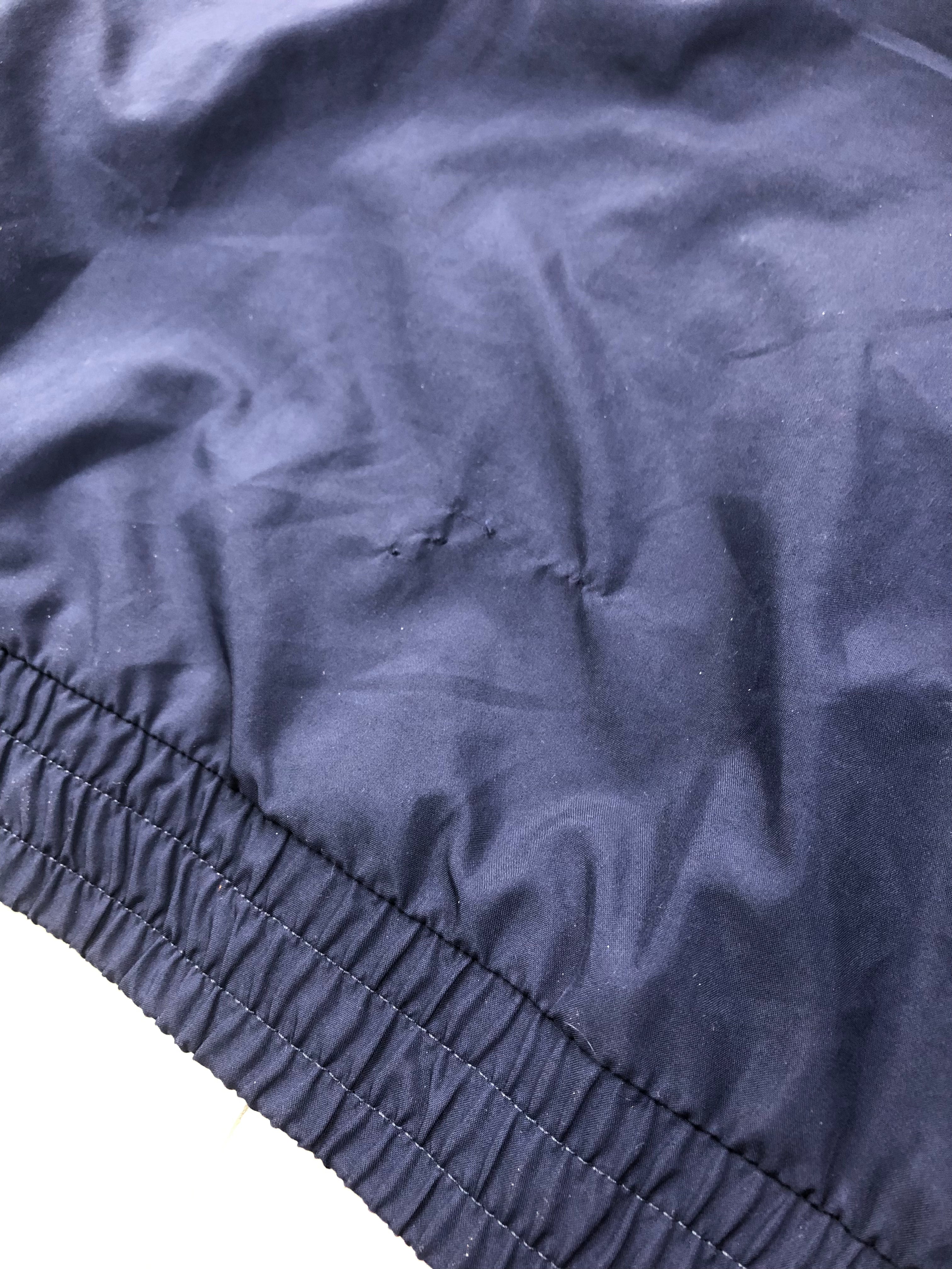 Adidas Vintage Trainingsjacke Y2K Grau Dunkelblau M