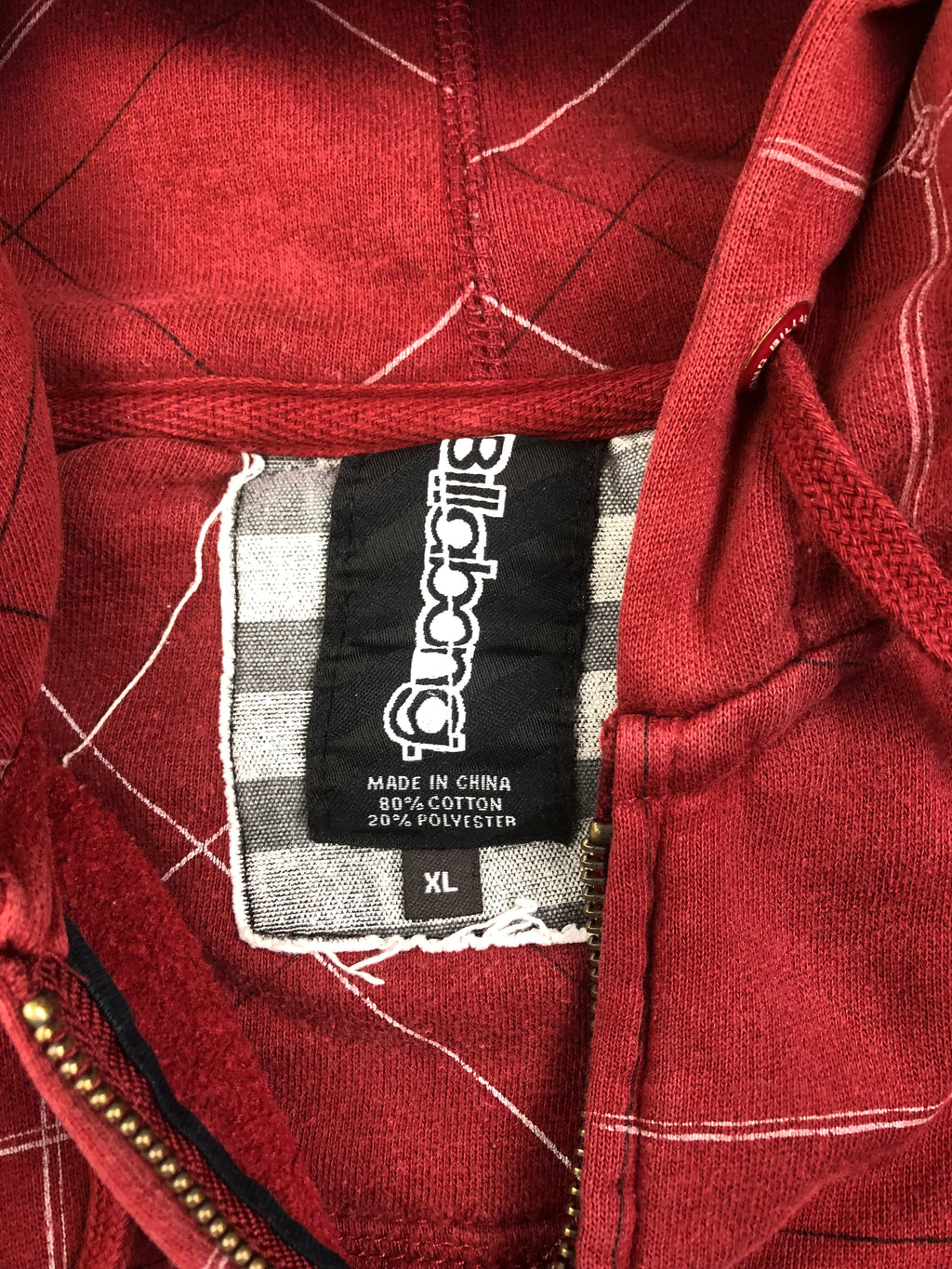 Billabong Vintage Zipper Y2K Rot XL