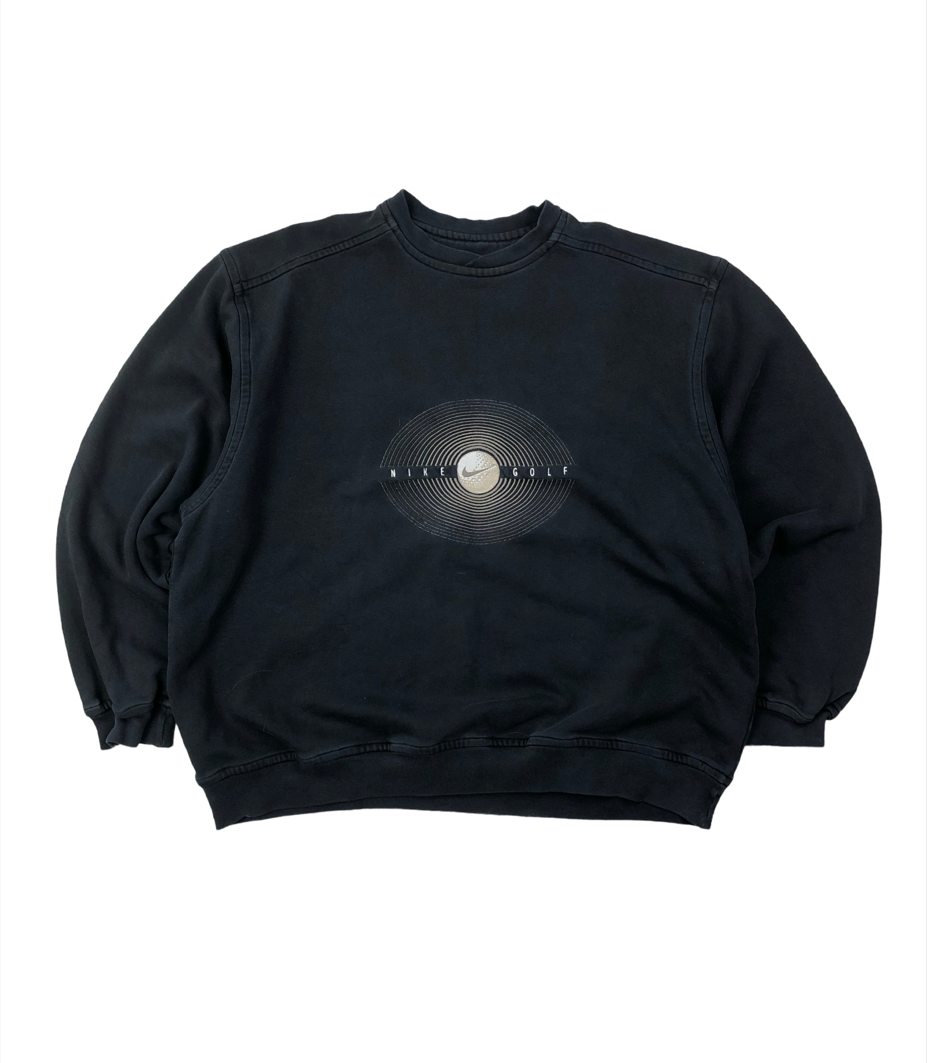 Nike Golf Vintage Sweater 90s Schwarz XL