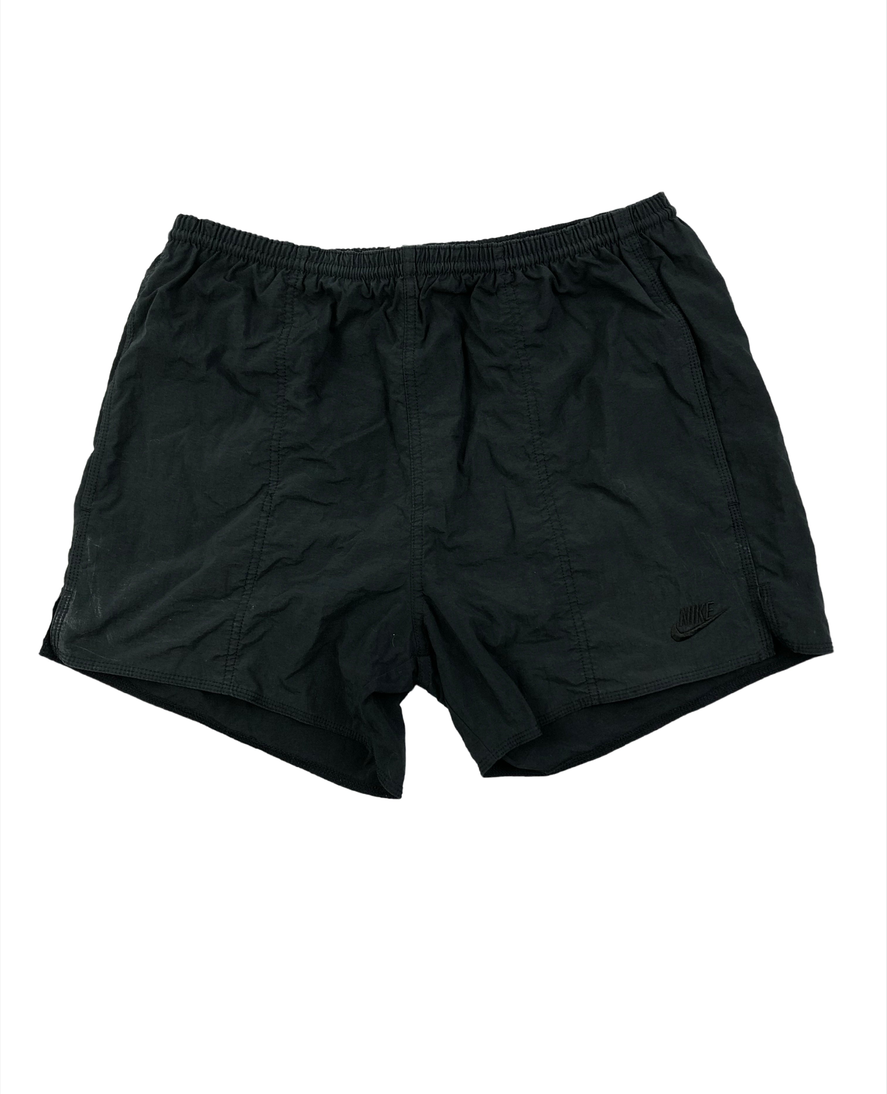 Nike Vintage Sporthose Kurz 90s Schwarz M