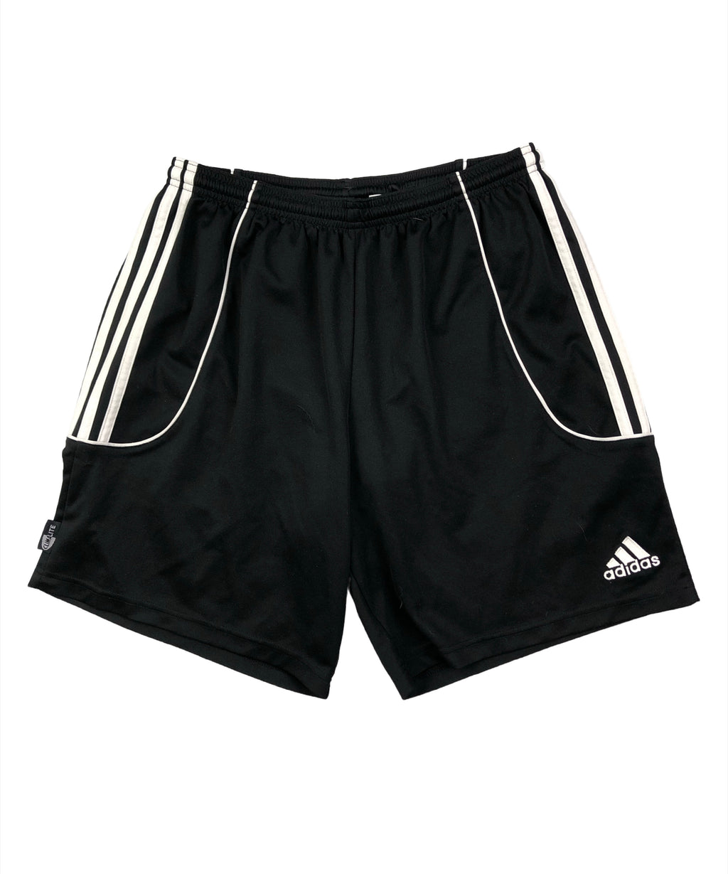 Adidas Vintage Sporthose Y2K Schwarz Weiß L