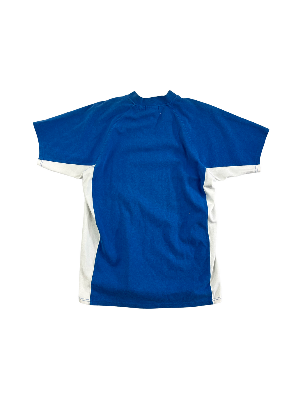 Ralph Lauren Vintage T-Shirt Spandex Zip Blau L