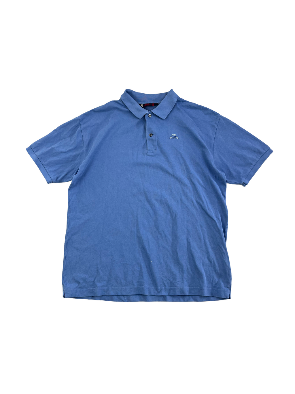 Kappa Vintage Poloshirt Y2K Blau 2XL