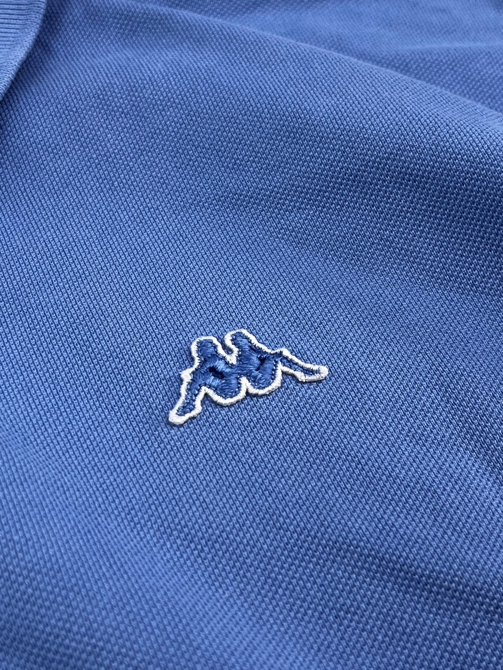 Kappa Vintage Poloshirt Y2K Blau 2XL