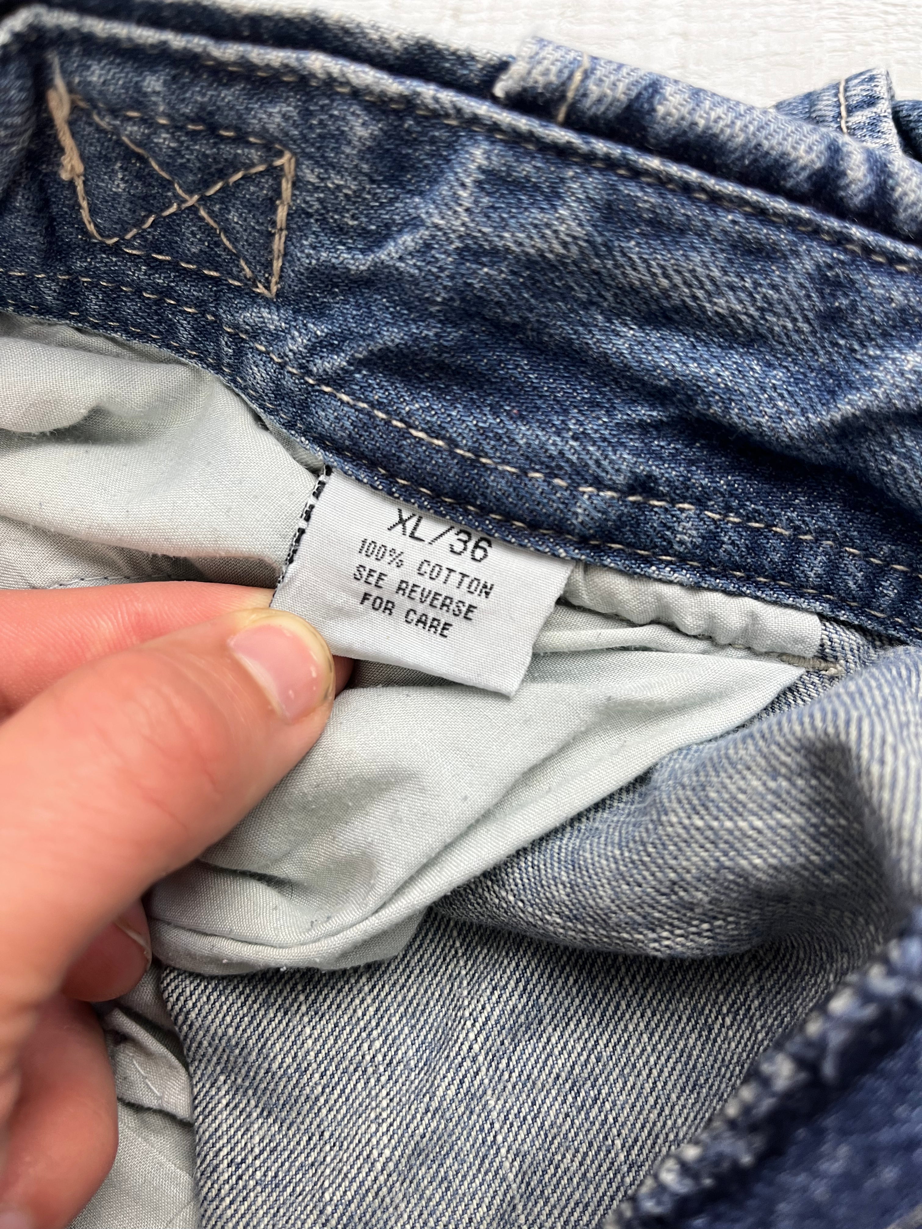 Jetlag Vintage Jeans Cargo Baggy Blau XL