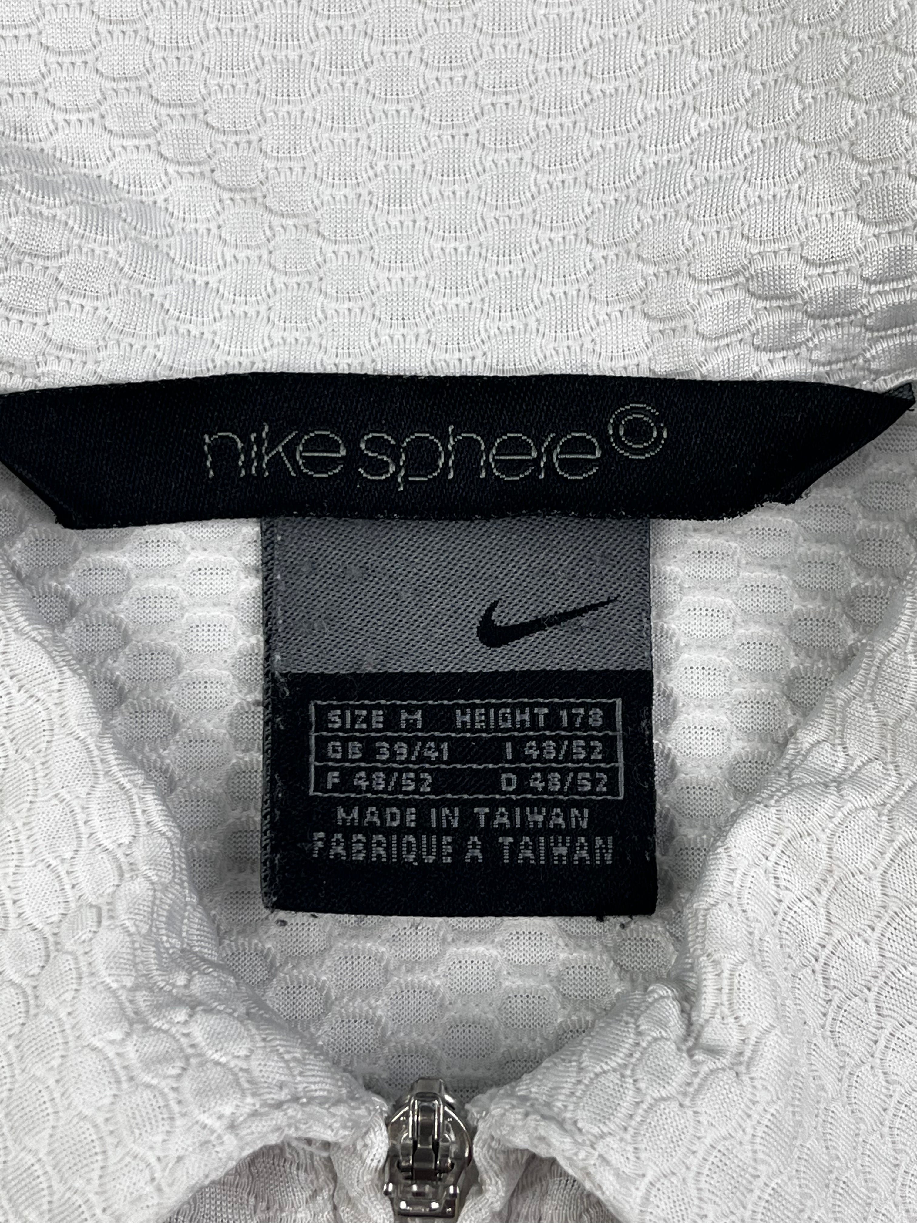 Nike Vintage Poloshirt Sport Y2K Weiß M