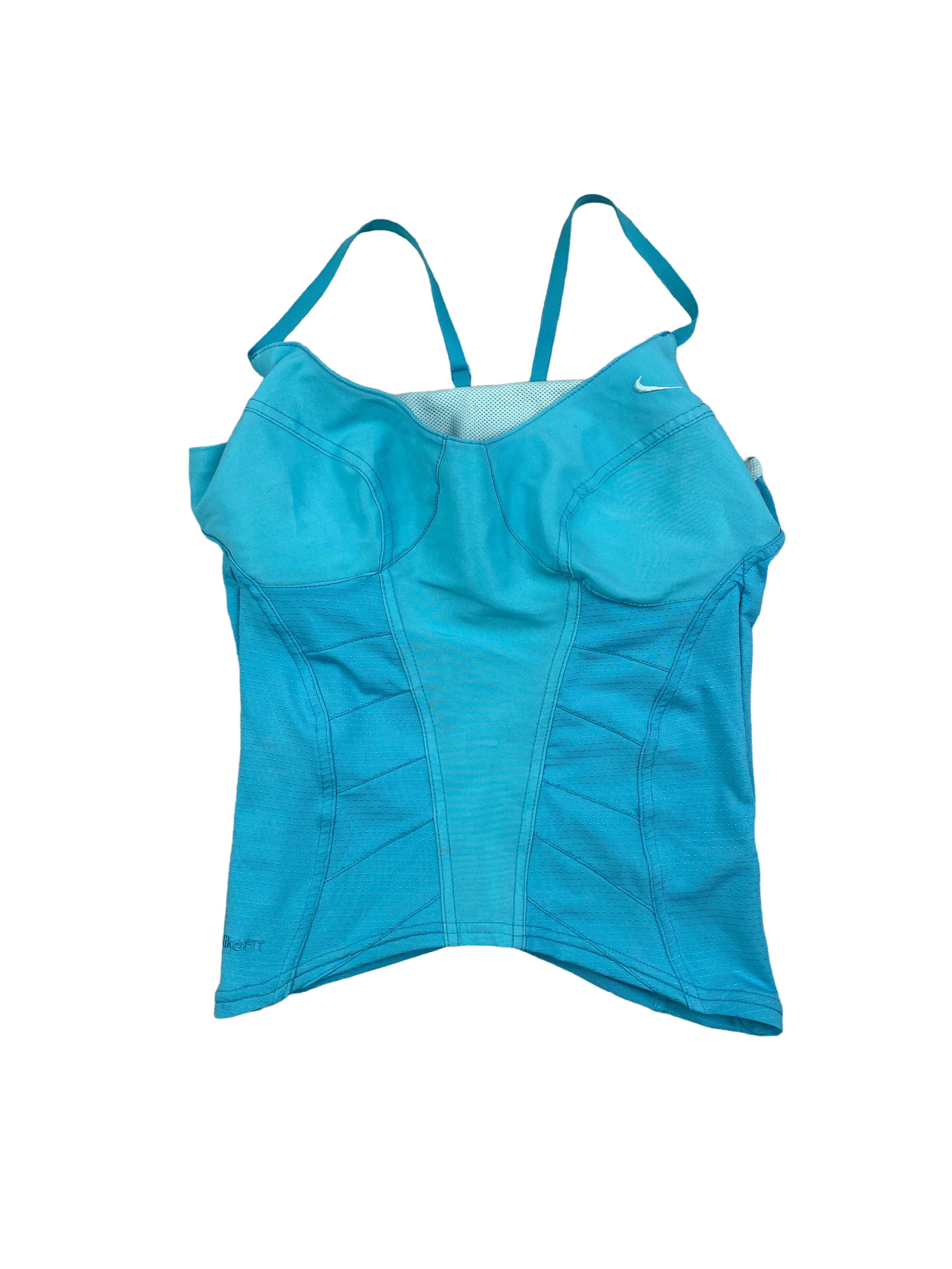 Nike Vintage Damen Top Sport Y2K Hellblau XS