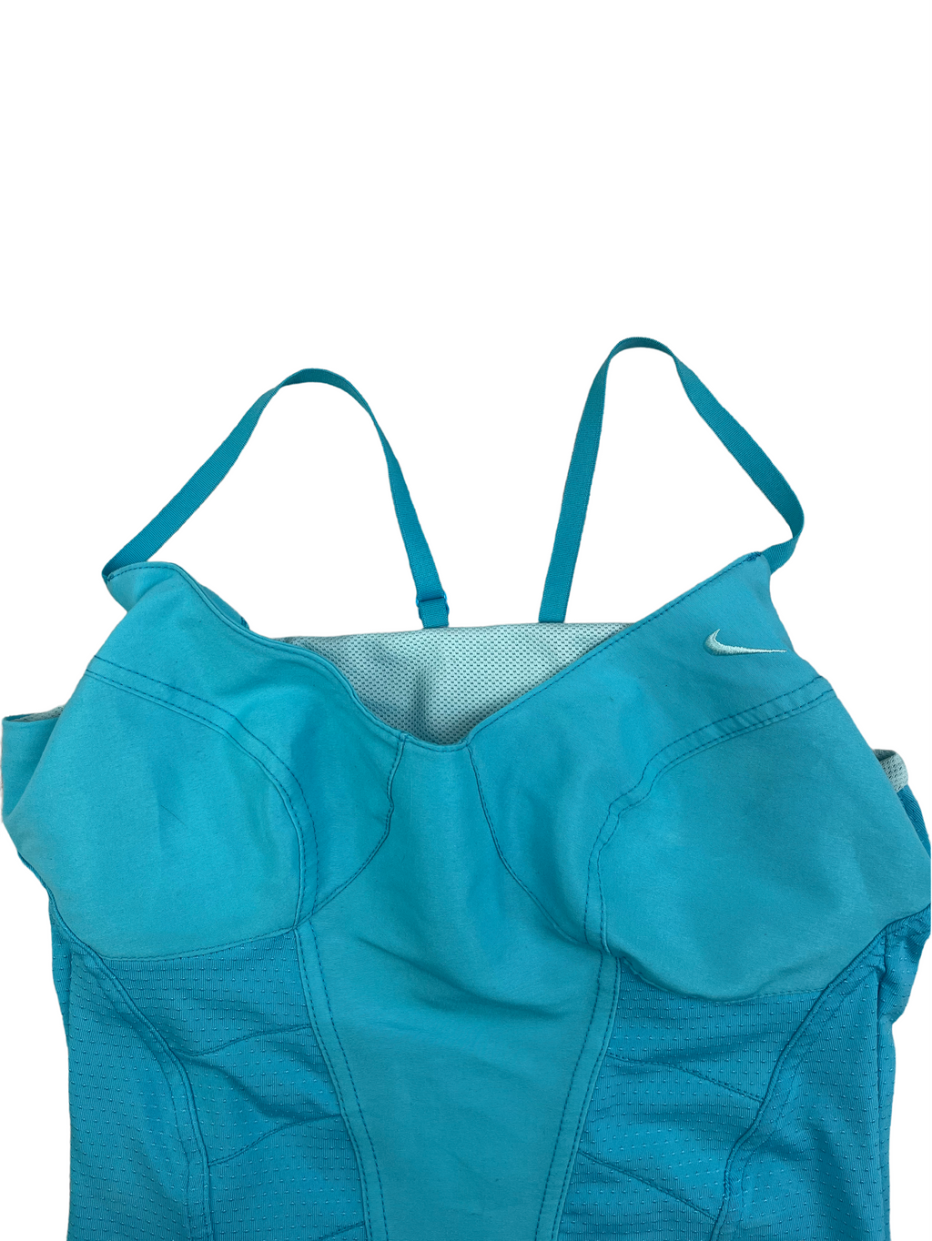 Nike Vintage Damen Top Sport Y2K Hellblau XS