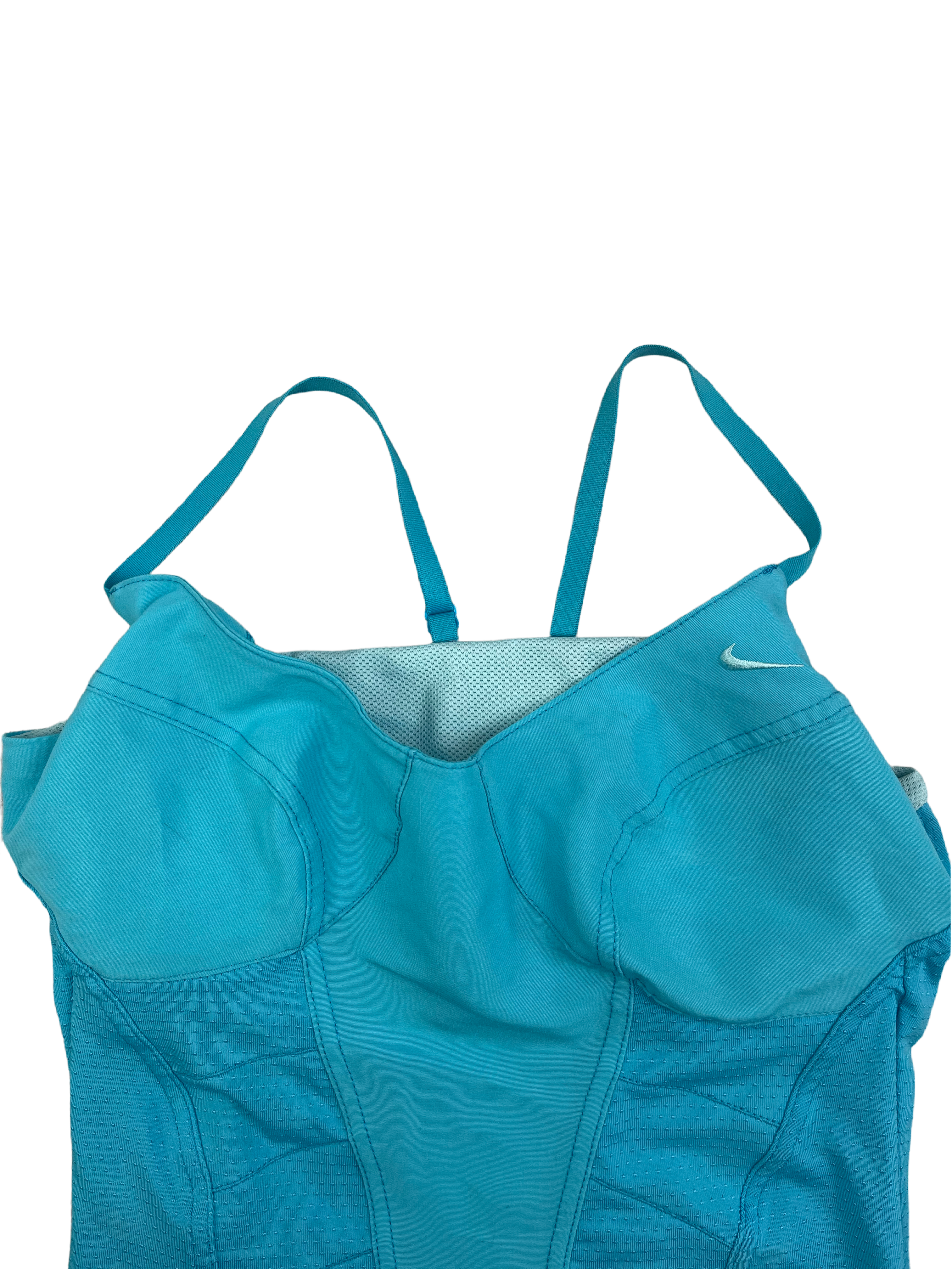 Nike Vintage Damen Top Sport Y2K Hellblau XS