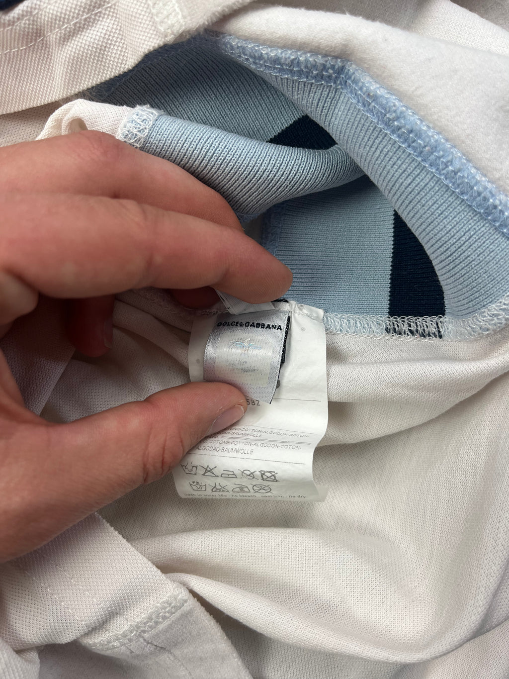 Dolce & Gabbana Vintage Damen Top Y2K Weiß M