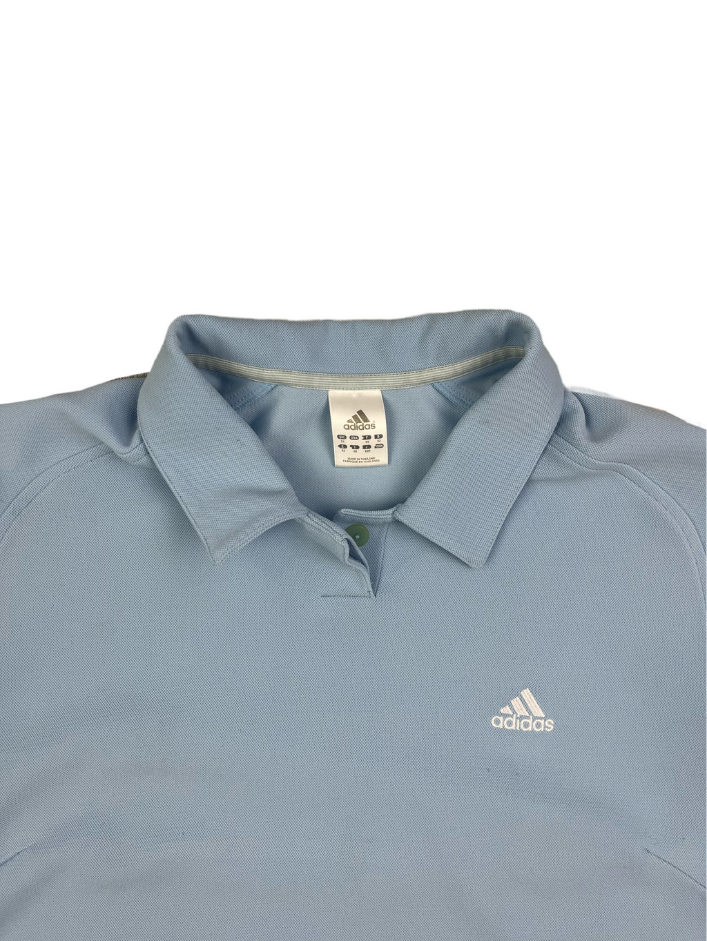 Adidas Vintage Damen Sport Top Y2K Hellblau XL