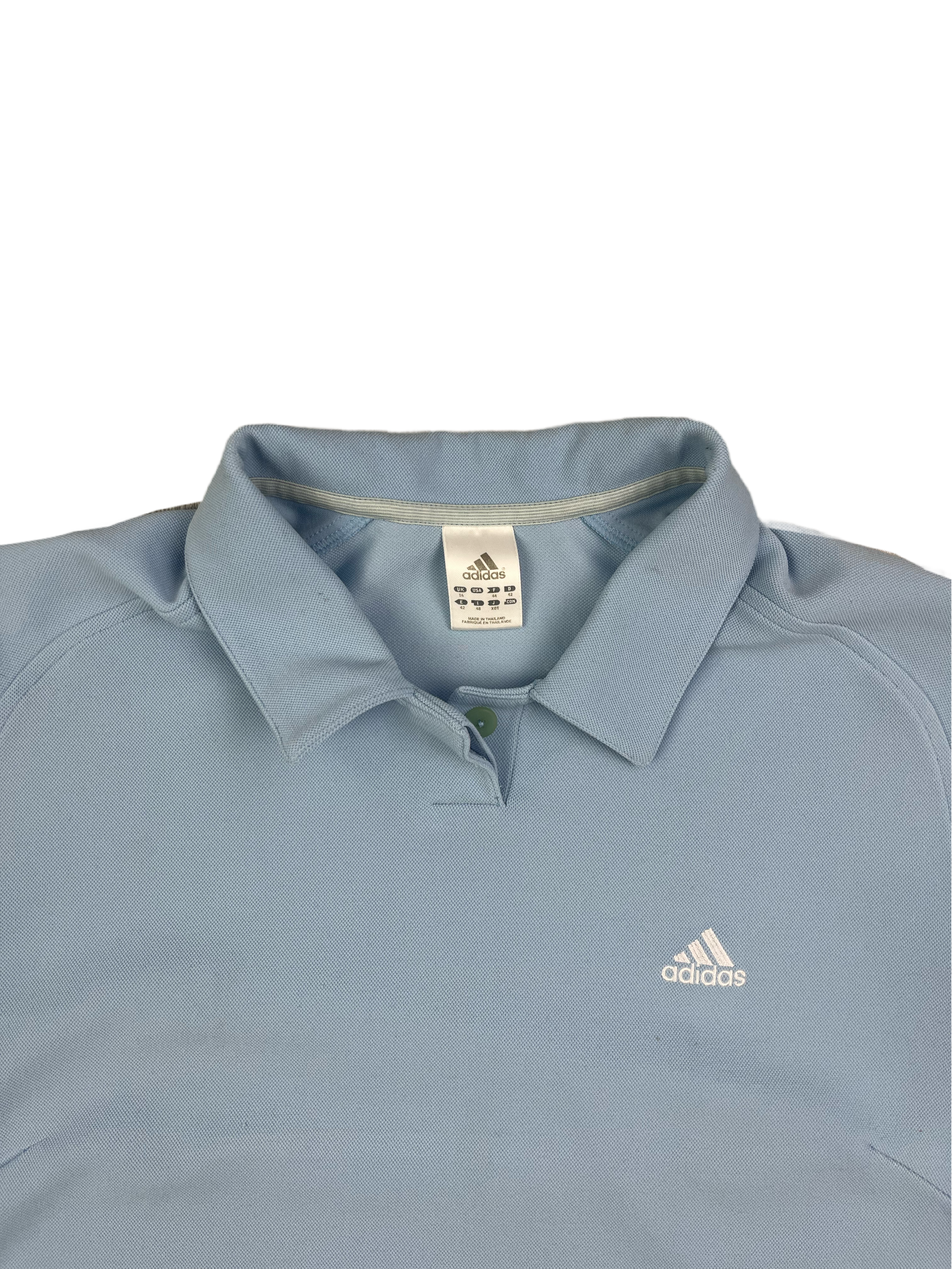 Adidas Vintage Damen Sport Top Y2K Hellblau XL
