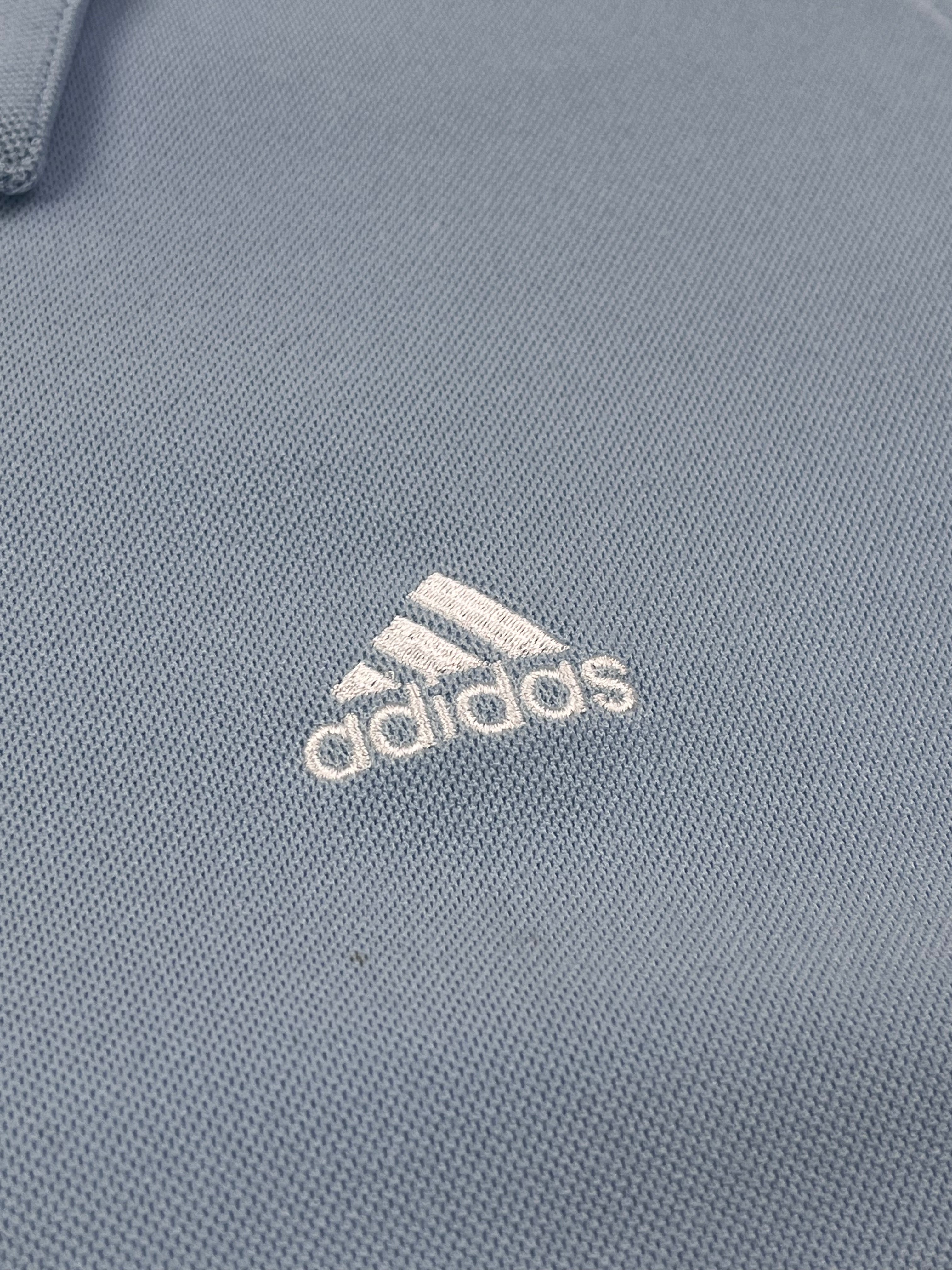 Adidas Vintage Damen Sport Top Y2K Hellblau XL