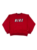 Nike Vintage Sweater Spellout 00s Rot L