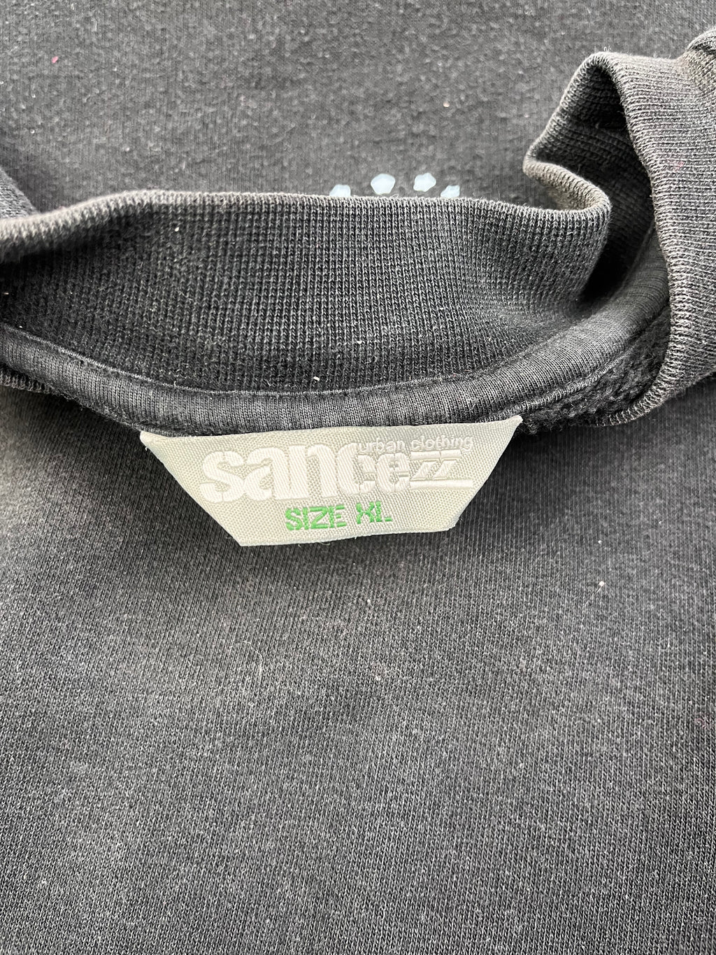 Sancezz Vintage Sweater Tag 90s Schwarz XL