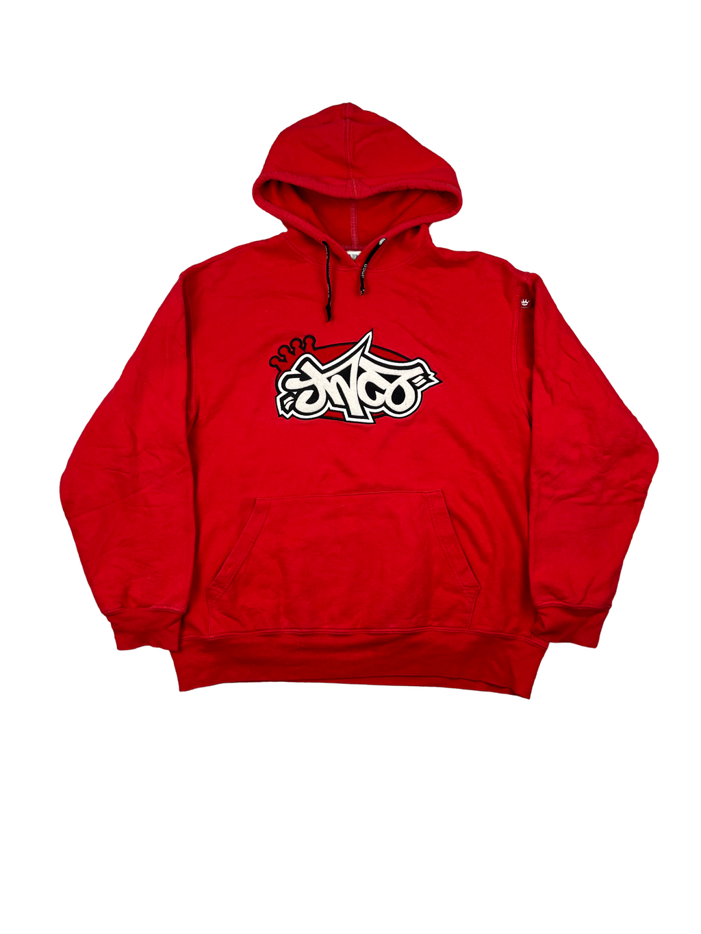 JNCO Vintage Hoodie Bestickt 90s Retro Selten Rot XL