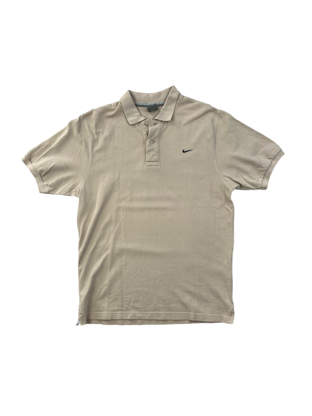 Nike Vintage Poloshirt Y2K Beige S