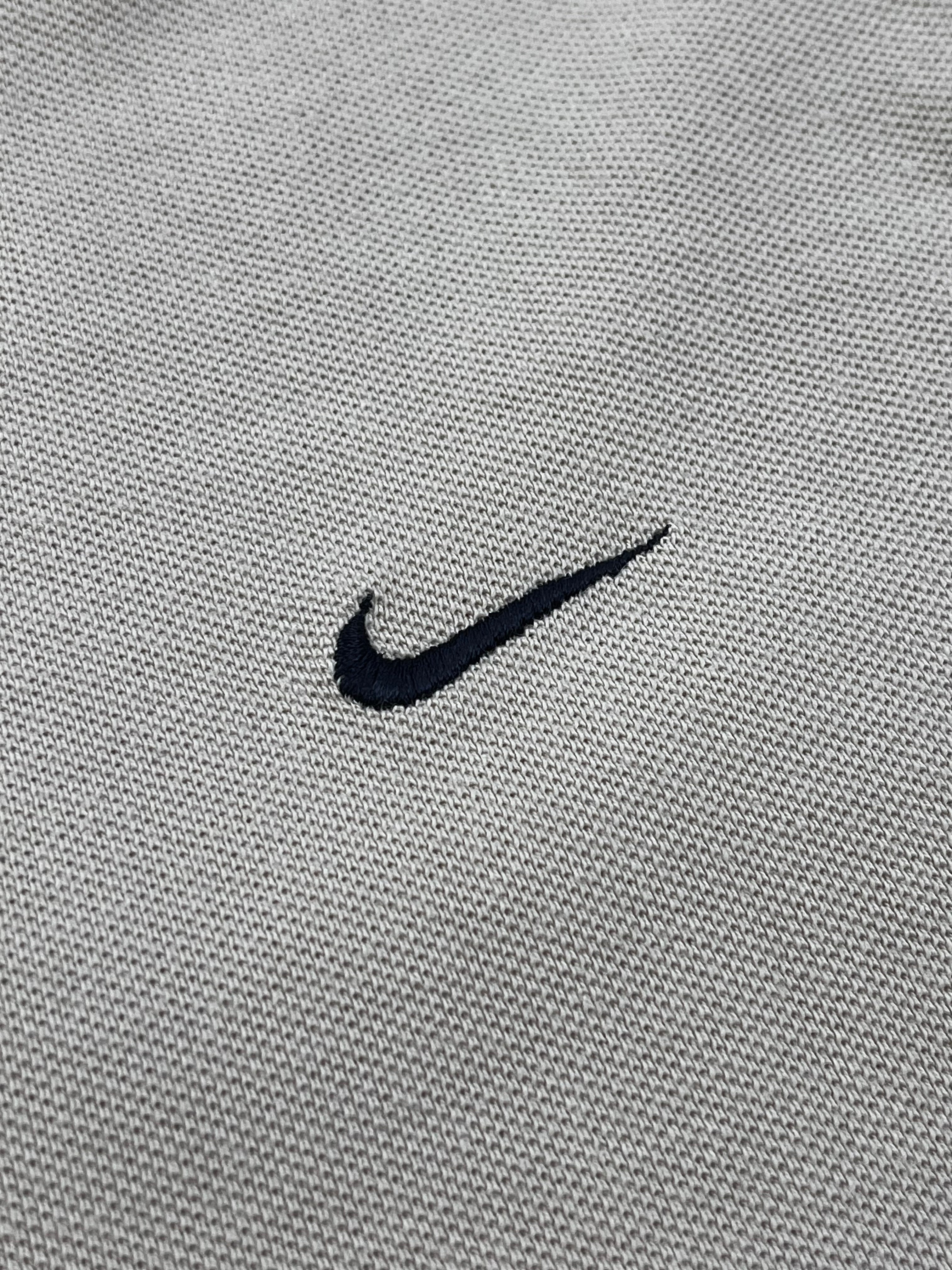 Nike Vintage Poloshirt Y2K Beige S