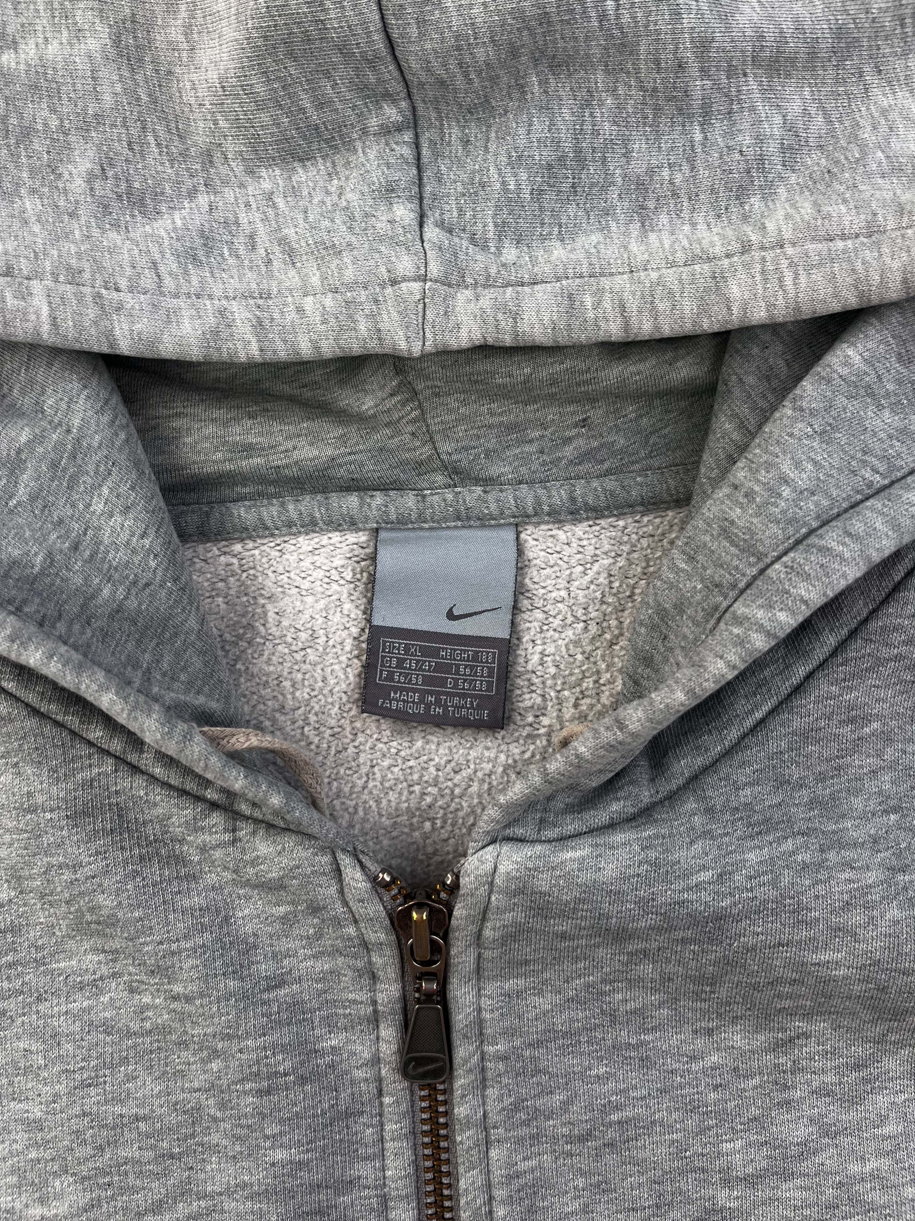 Nike Vintage Zipper Y2K Grau XL