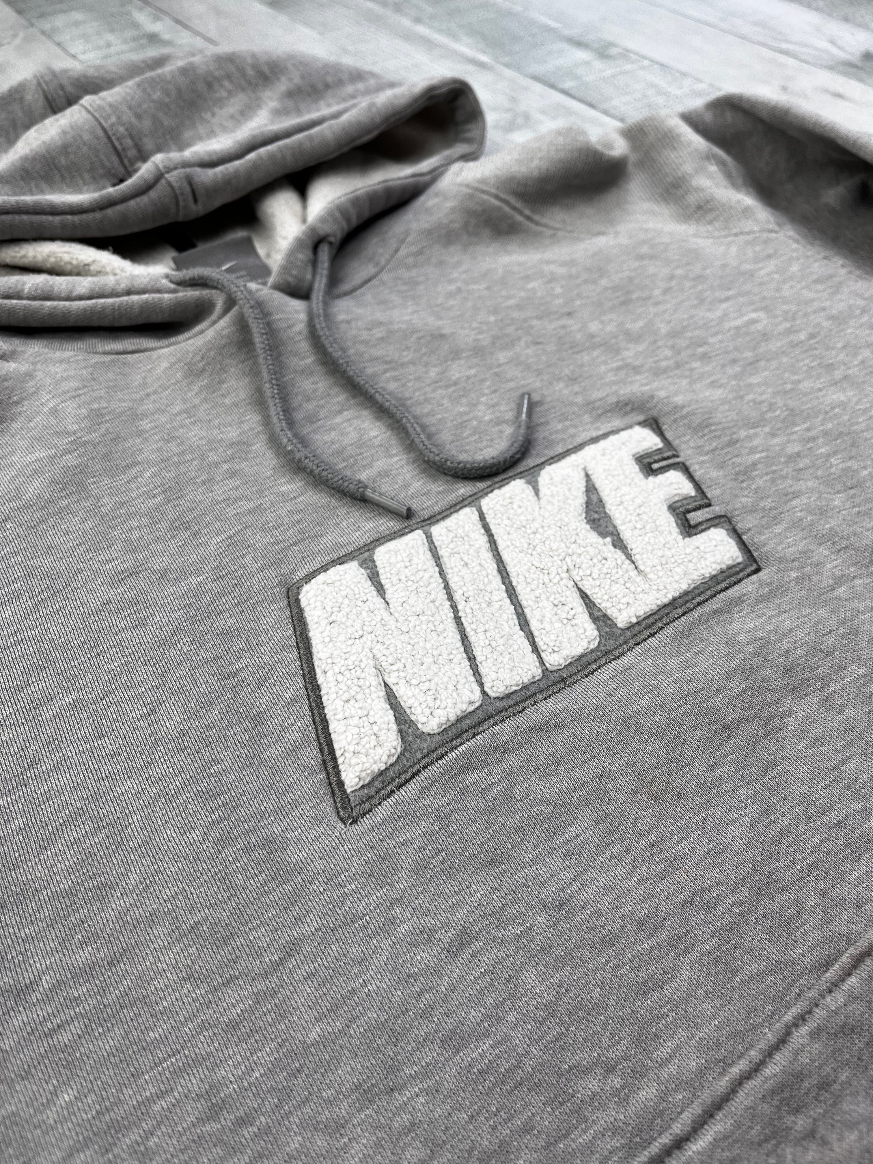 Nike Vintage Hoodie Y2K Grau S