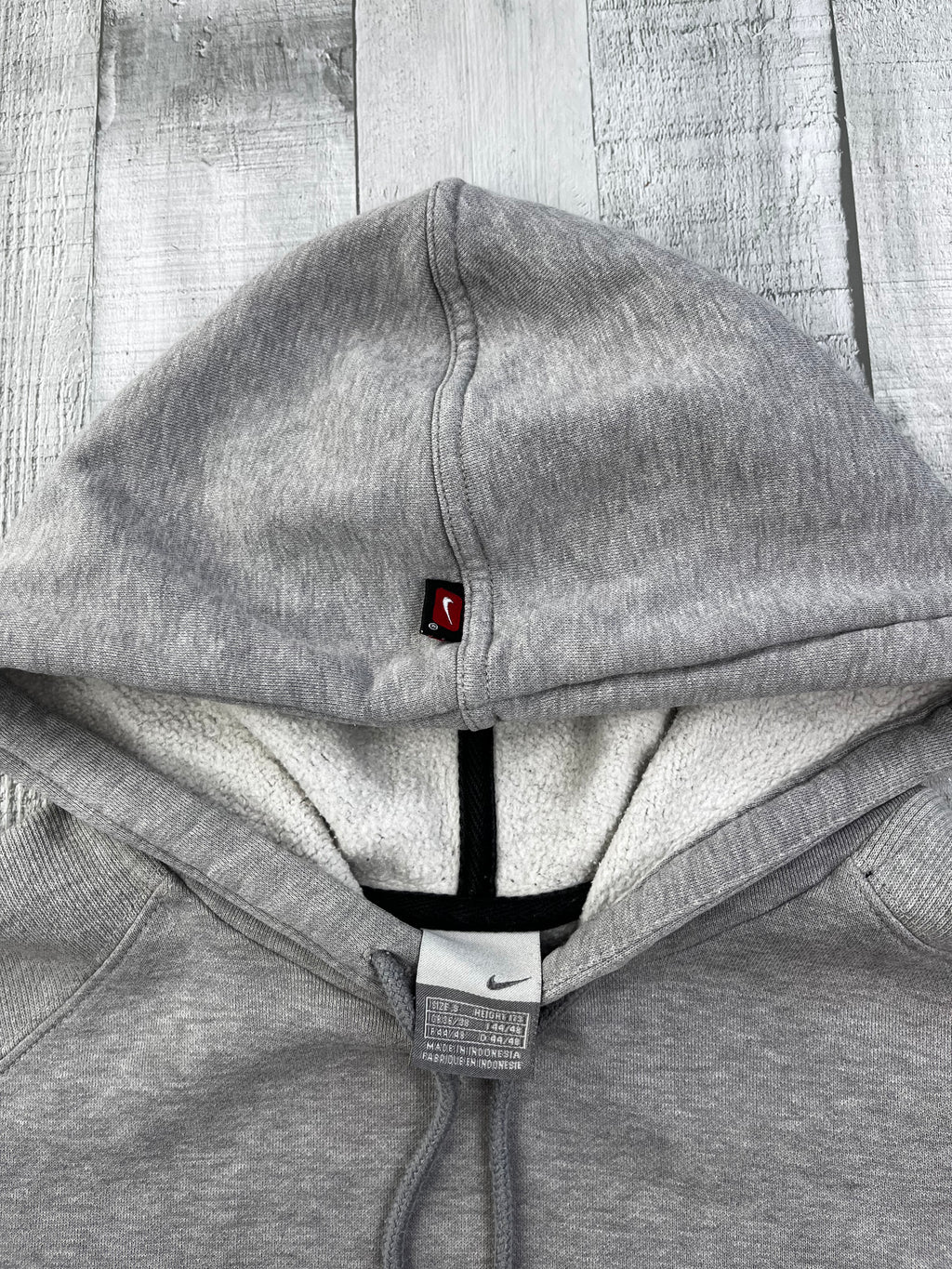 Nike Vintage Hoodie Y2K Grau S