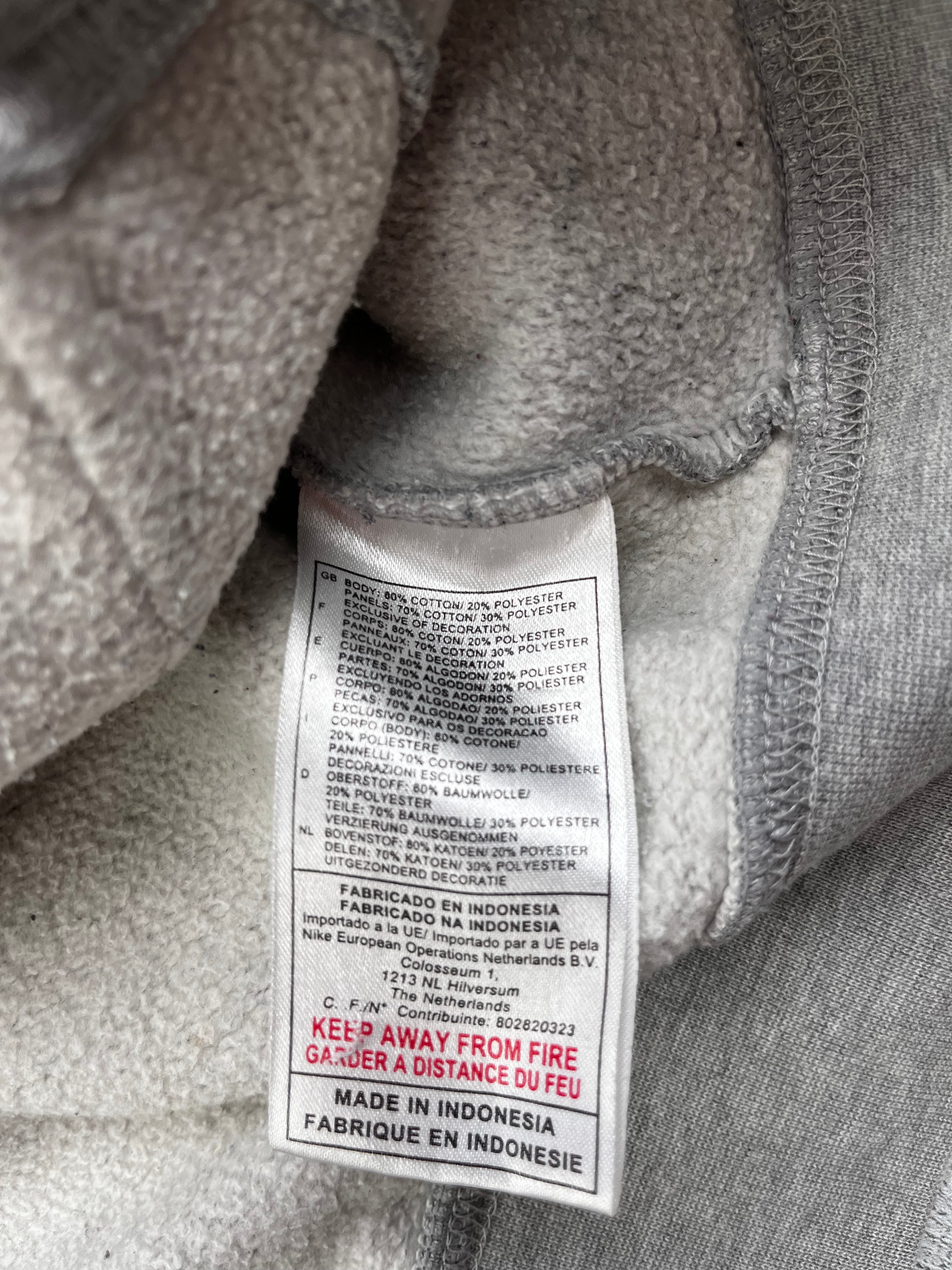 Nike Vintage Hoodie Y2K Grau S