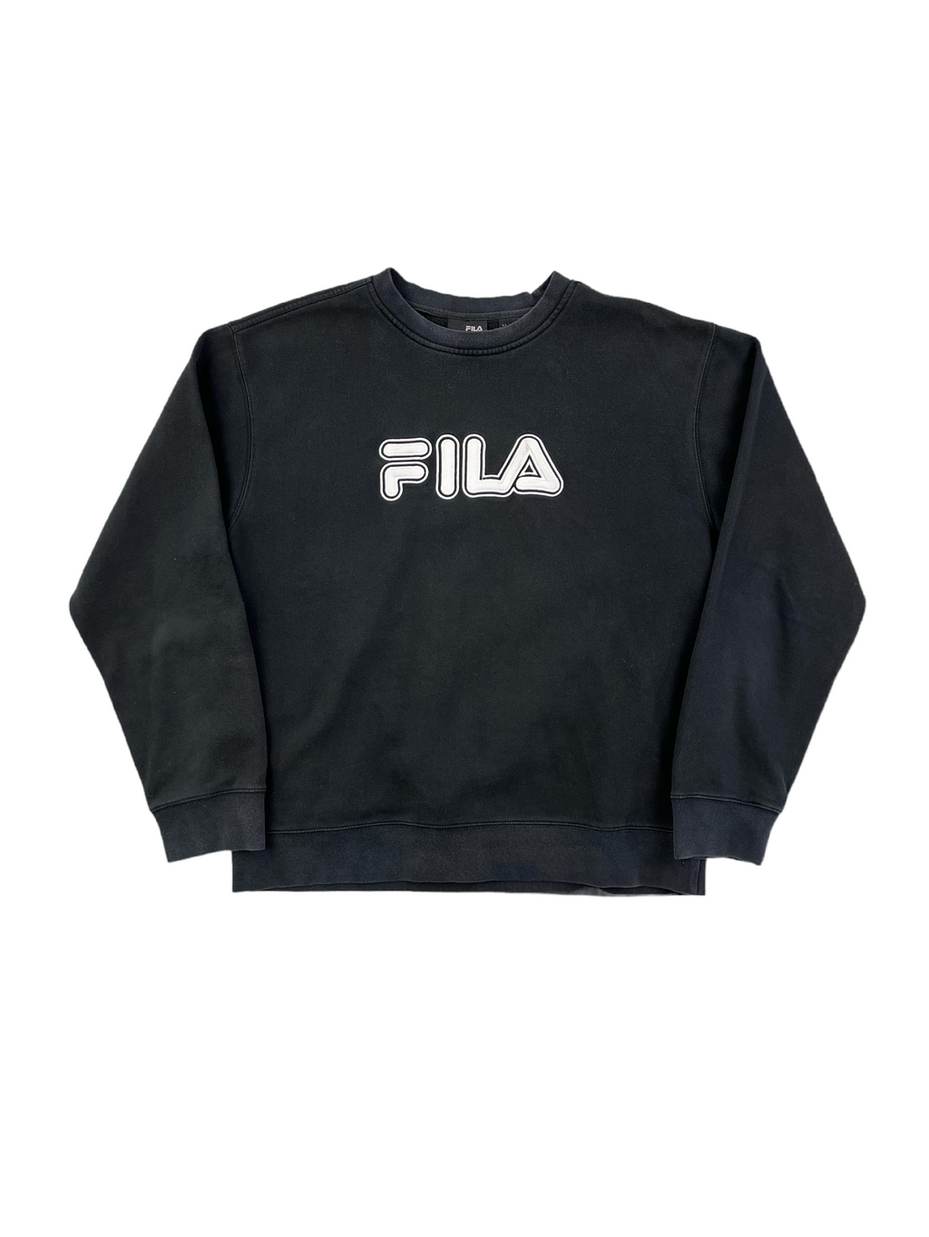 Fila Vintage Sweater Y2K 00s Schwarz L