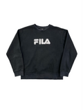 Fila Vintage Sweater Y2K Schwarz L