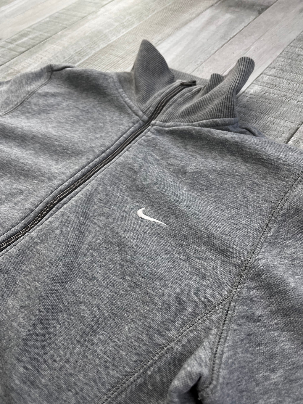 Nike Damen Jacke Zipper Grau M