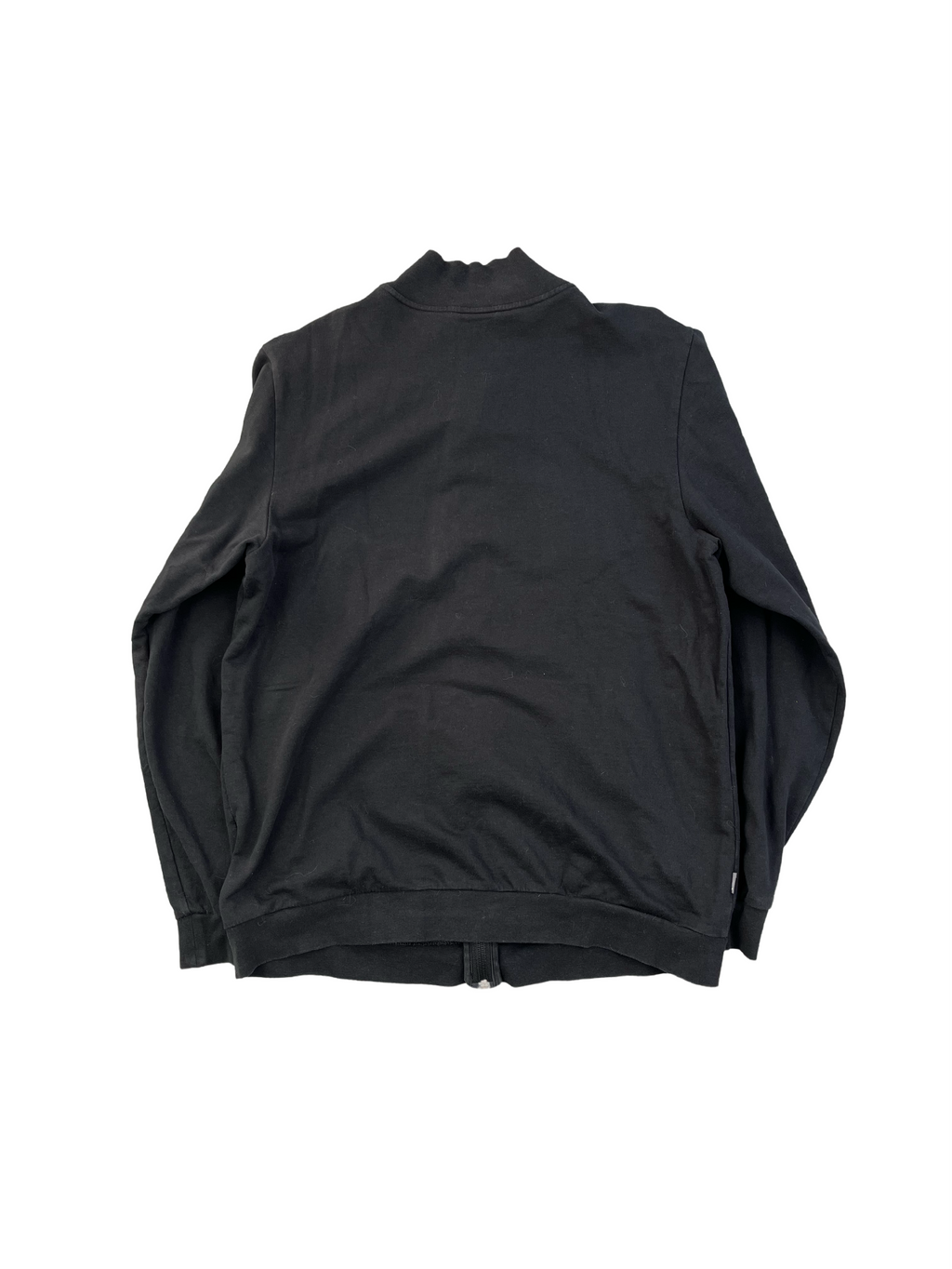 Adidas Vintage Pullover Zip Y2K 2000s Schwarz M