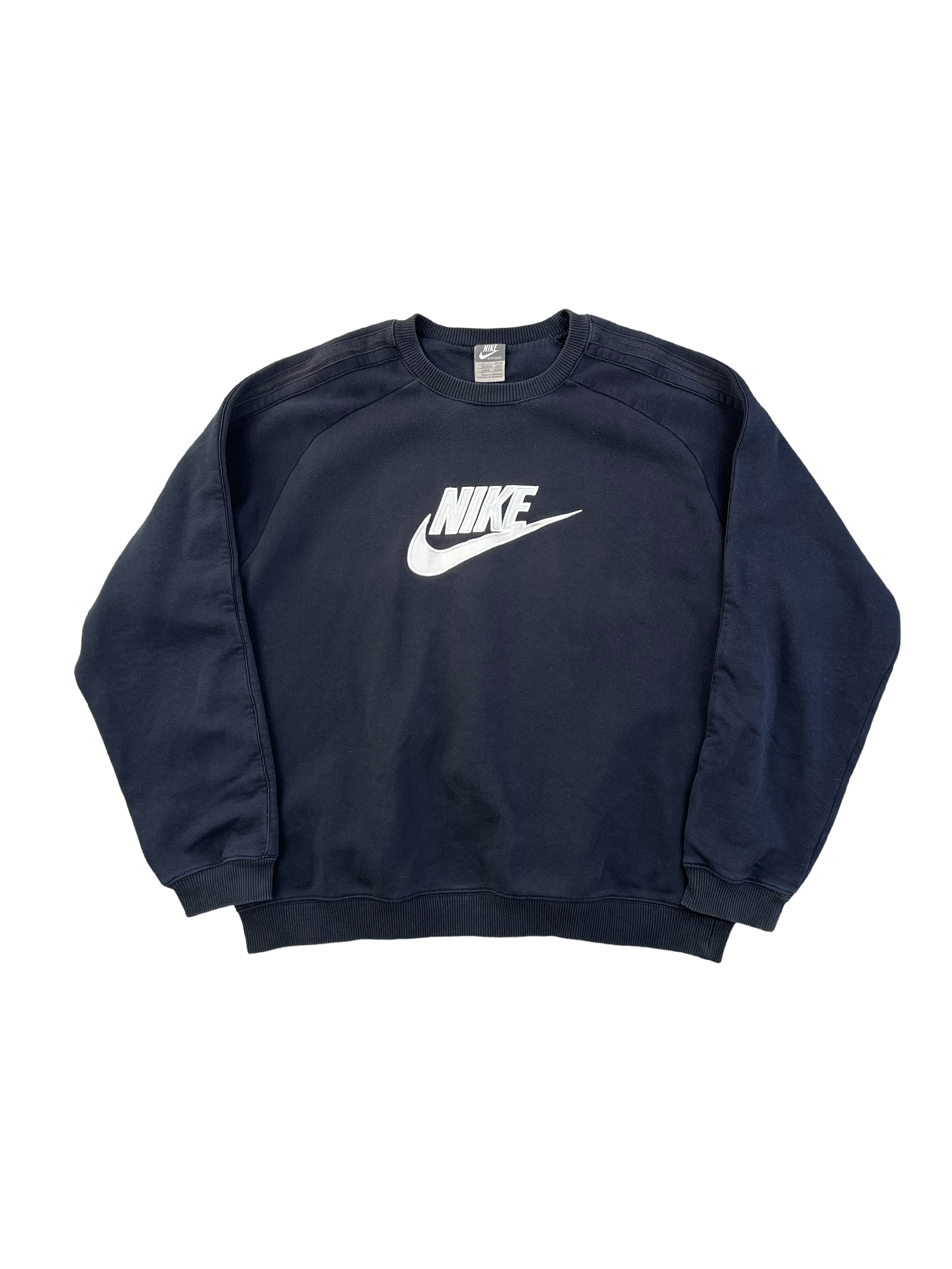 Nike Vintage Sweater Y2K 2000s Dunkelblau L