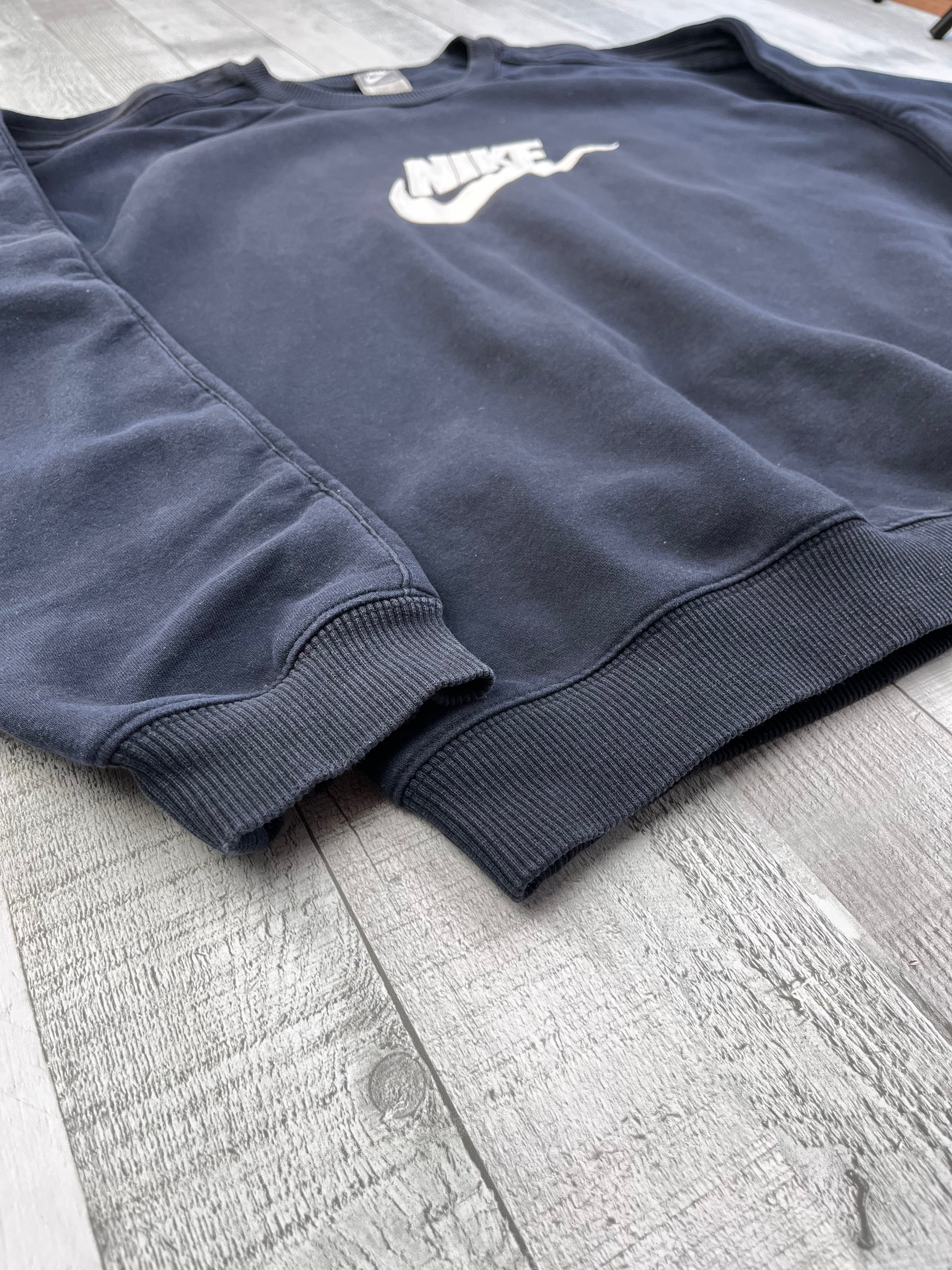 Nike Vintage Sweater Y2K 2000s Dunkelblau L