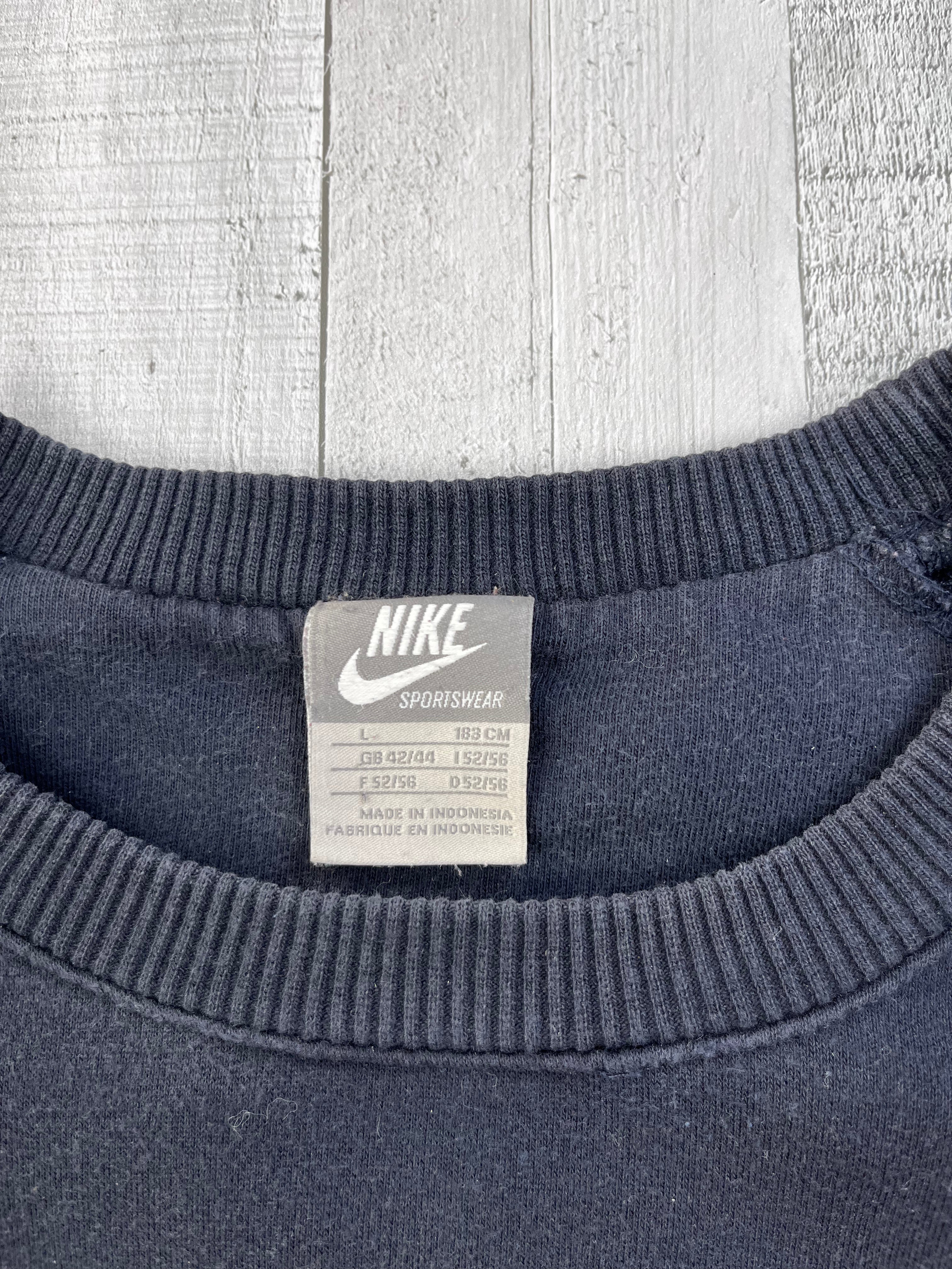 Nike Vintage Sweater Y2K 2000s Dunkelblau L