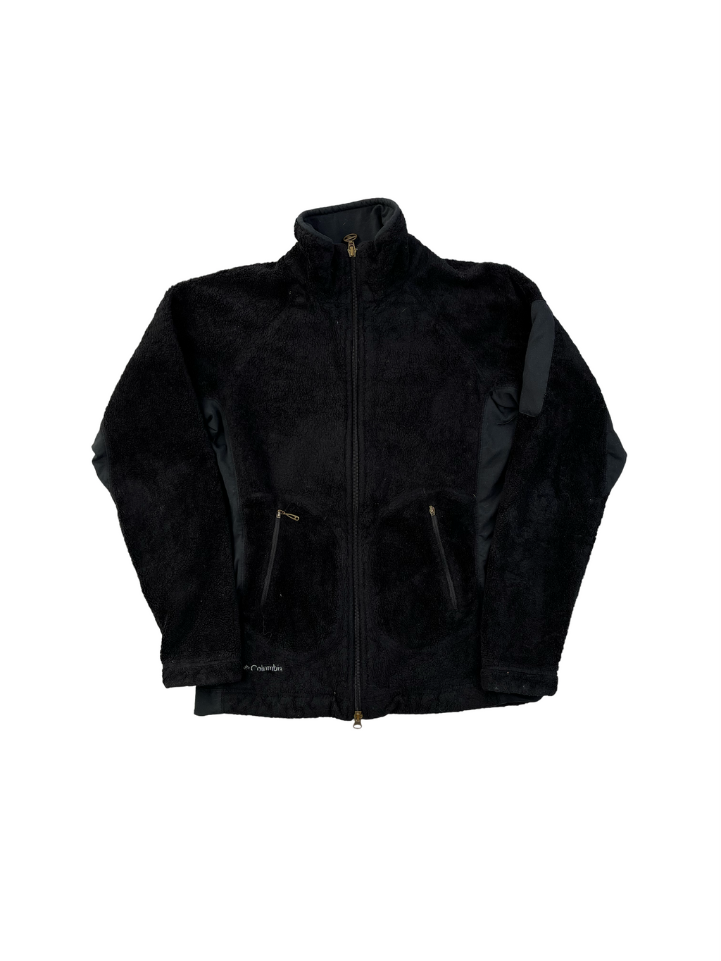 Columbia Titan Fleecejacke Plüsch Schwarz S