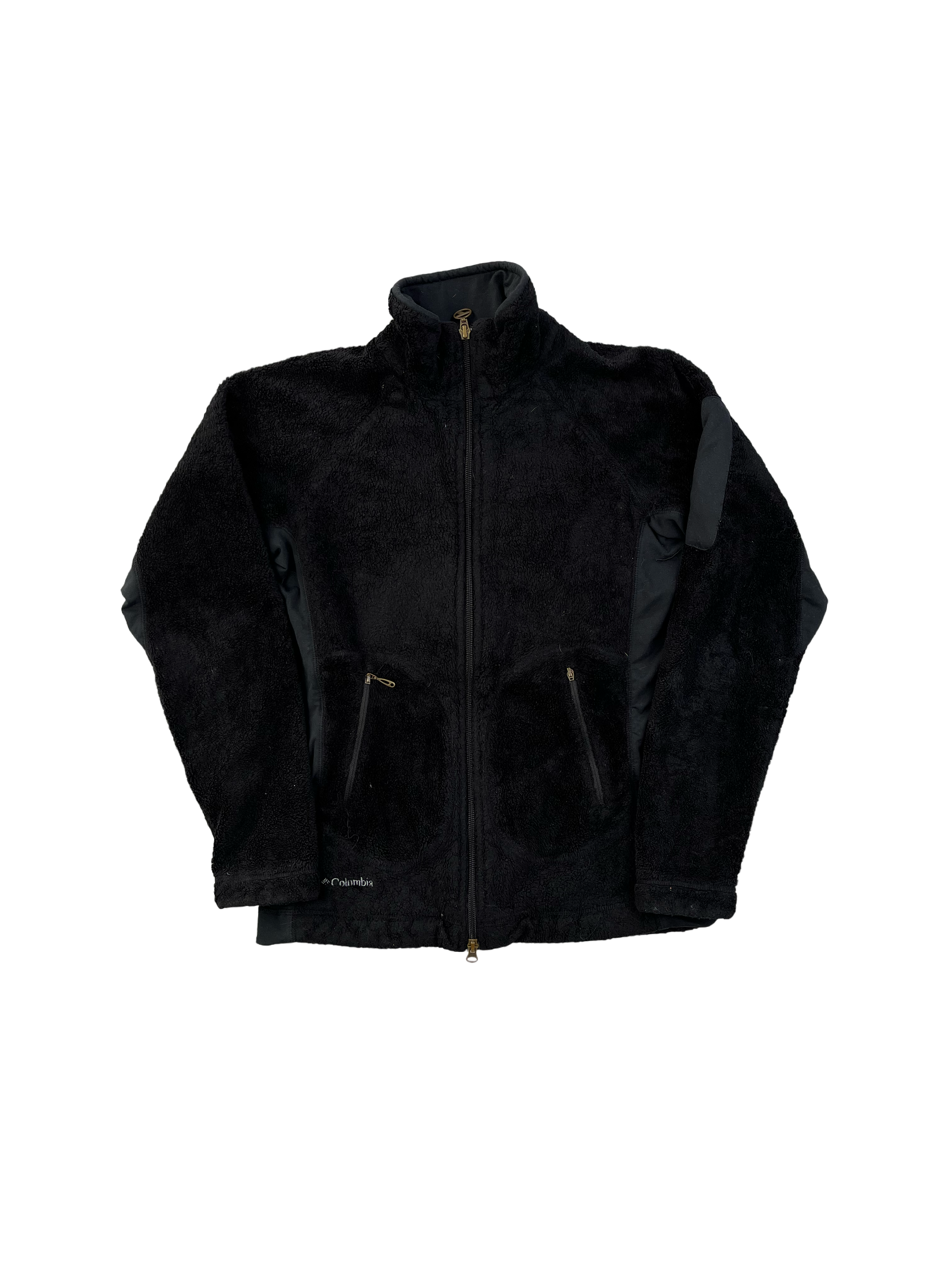 Columbia Titan Fleecejacke Plüsch Schwarz S